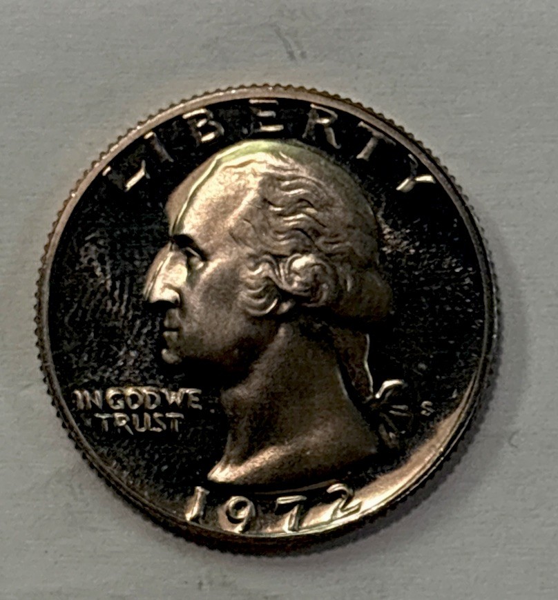 1972-S Proof Quarter! ENN Coins