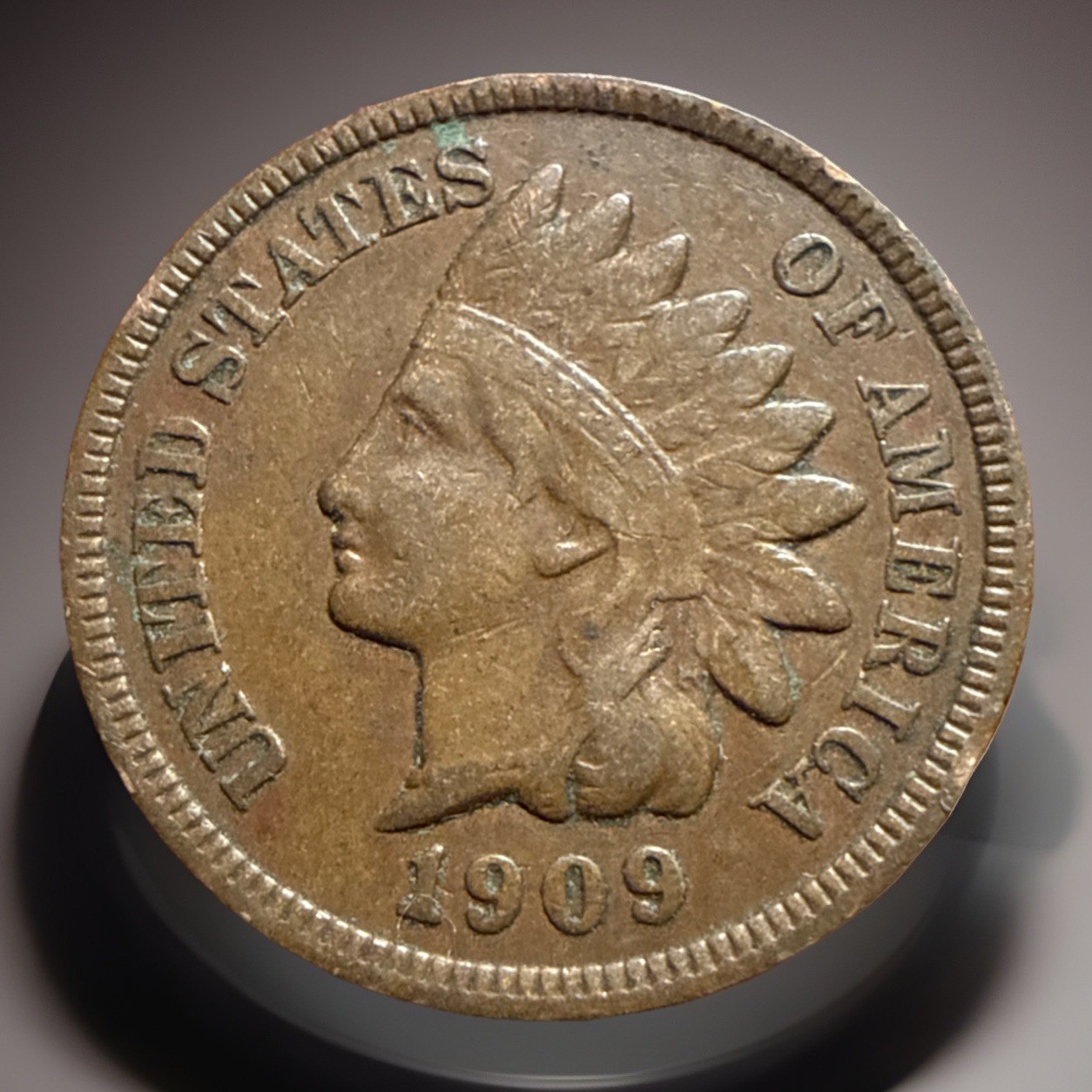 1909 Indian Head Cent ** NICE BROWN * FULL LIBERTY * FAST SHIPPING #2999