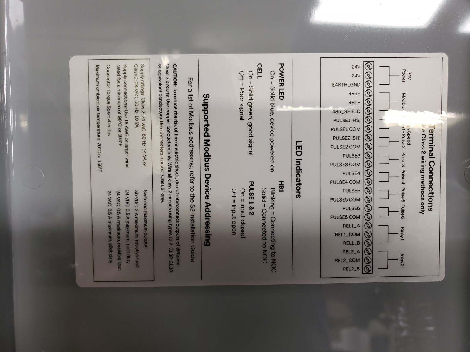 Enel X Site Server Model S2- Input: 24VDC / 2A- NEW