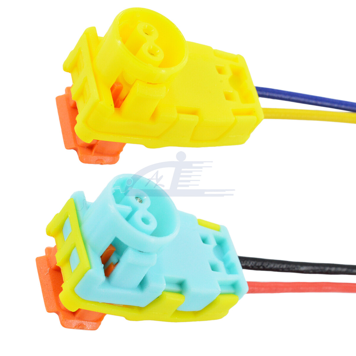 2pcs Driver AB Clock Spring Plug Connector for 19 20 21 22 Jeep Grand Cherokee