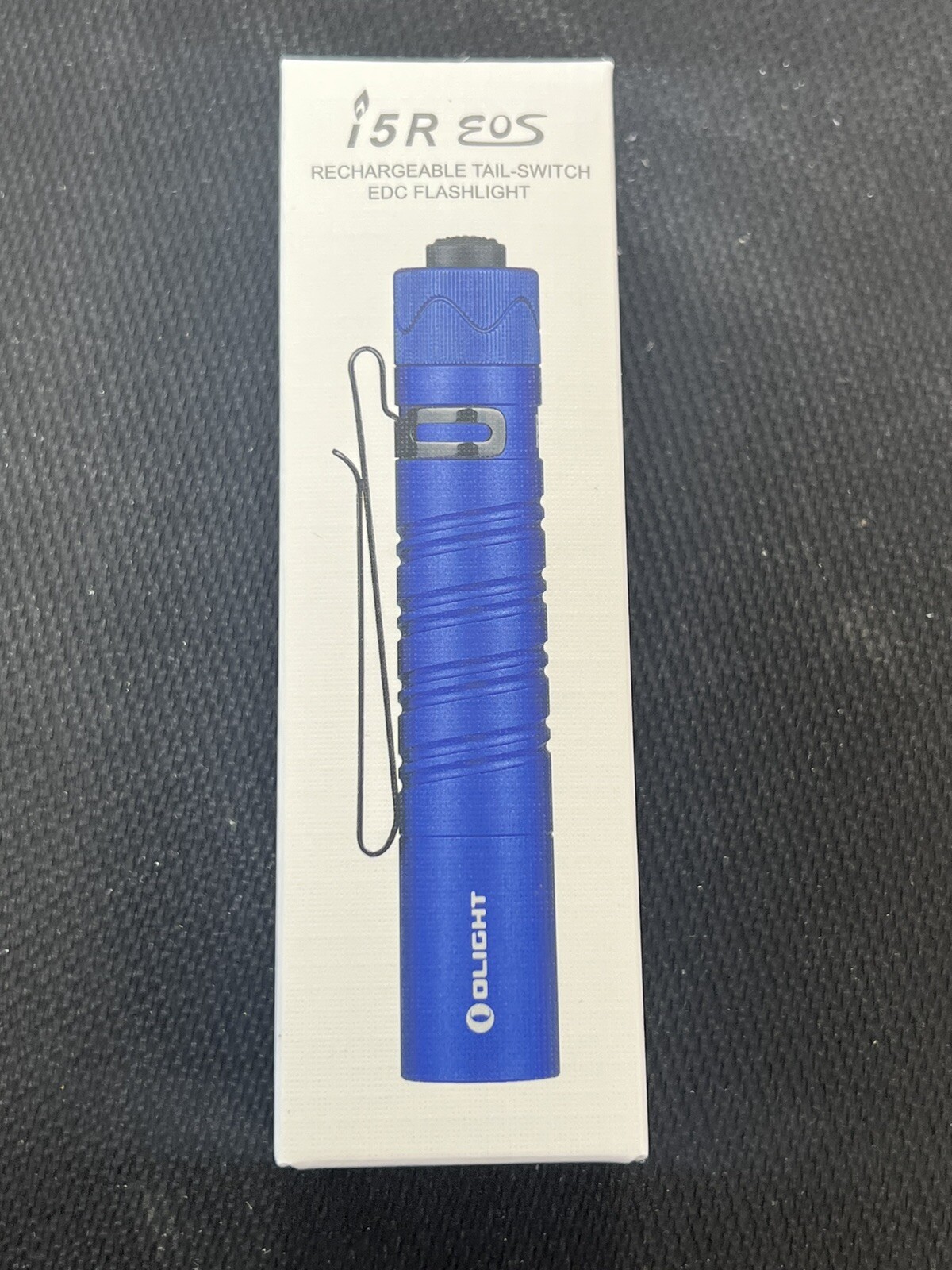 Olight i5R EOS HCRI Blue Rechargeable Waterproof EDC Flashlight, 350 Lumens NEW
