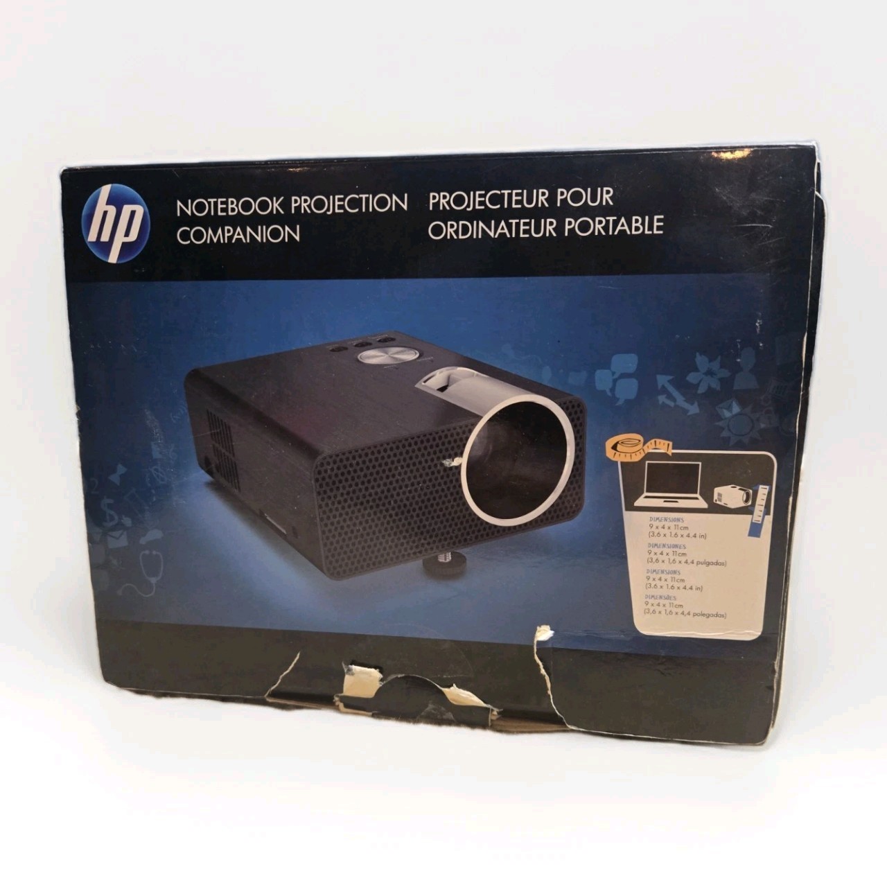 HP Notebook Projection Companion AX325AA#ABA Projector Tested Excellent Used
