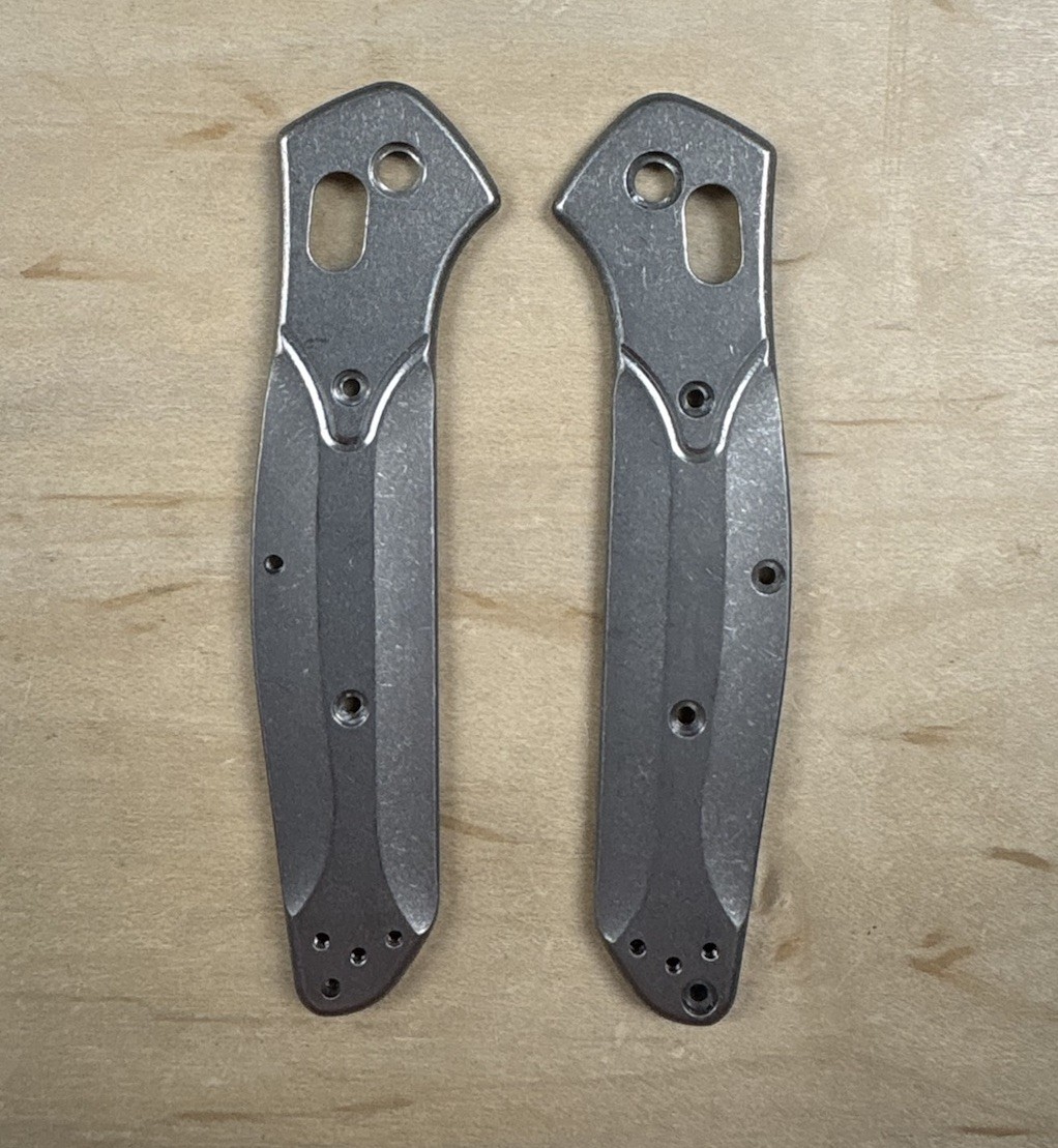 Scikio Custom Benchmade 940 Titanium Handle Scales