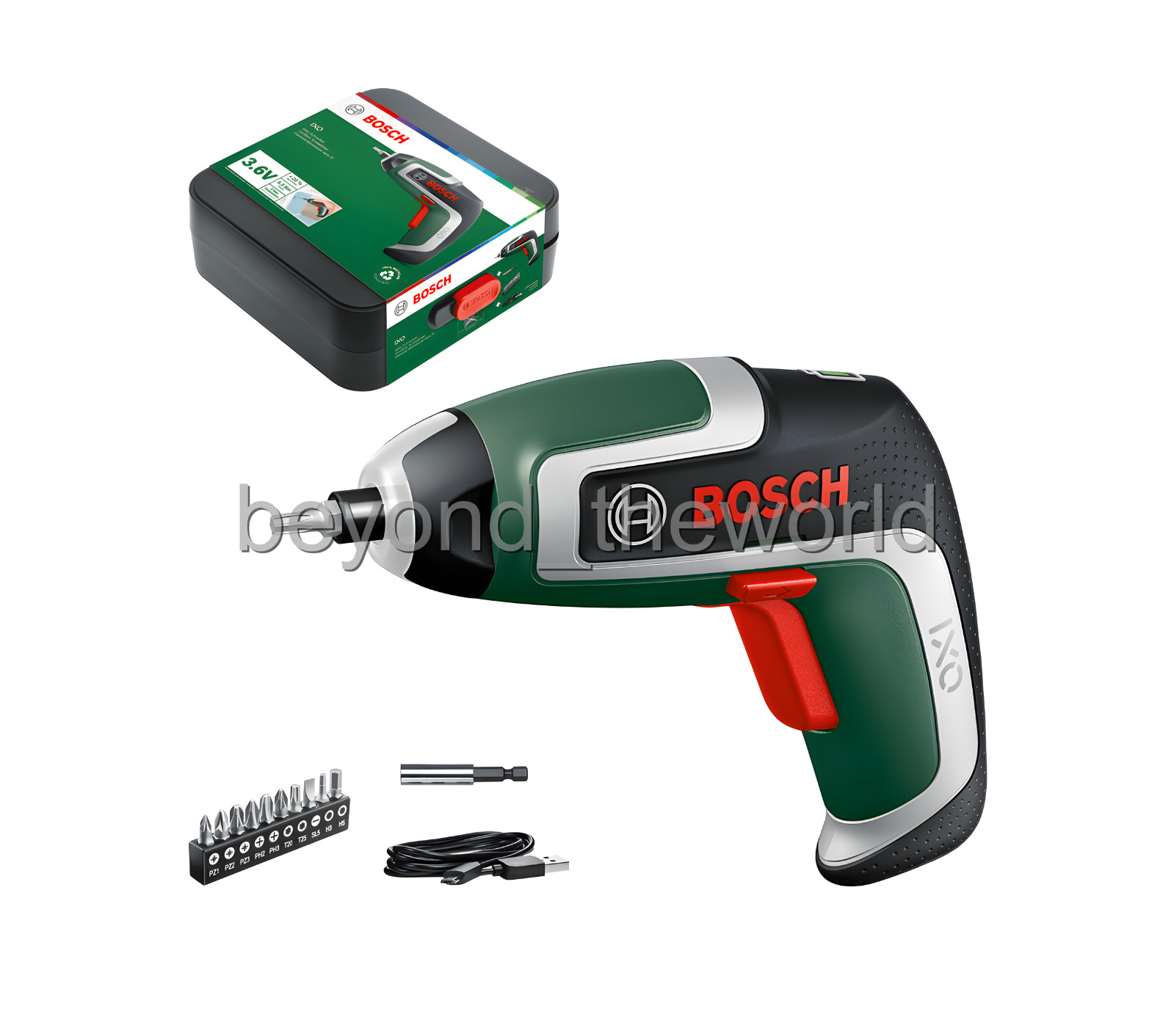 Bosch IXO7 SET Home and Garden Compact Cordless Screwdriver Premium