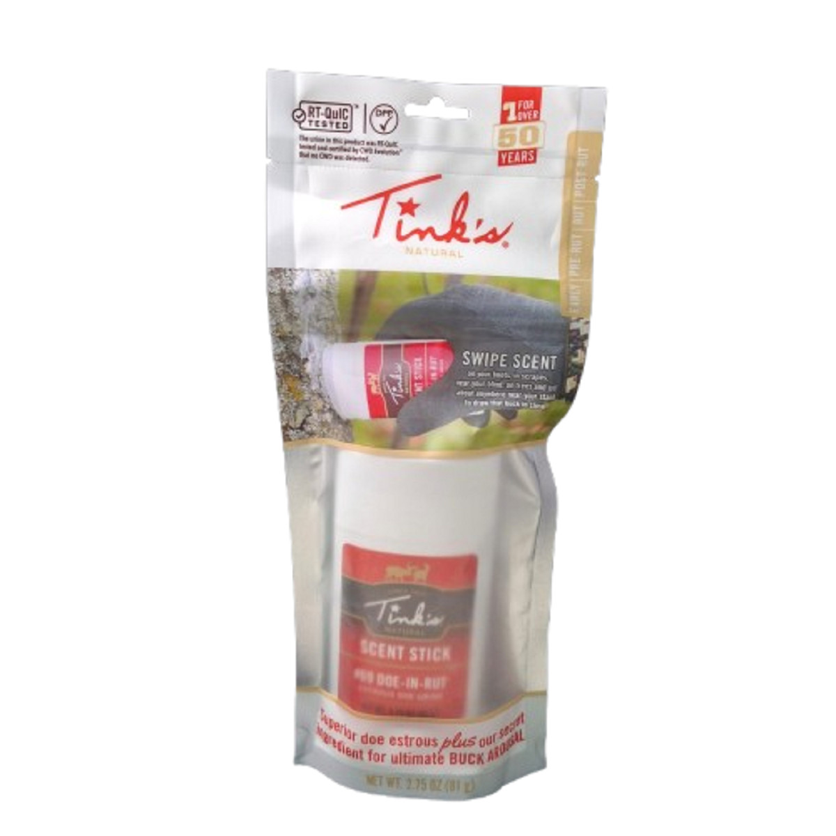 Tink’s #69 Doe-In-Rut Deer Attractant Scent Stick – 2.75 Oz, Lure for Hunting
