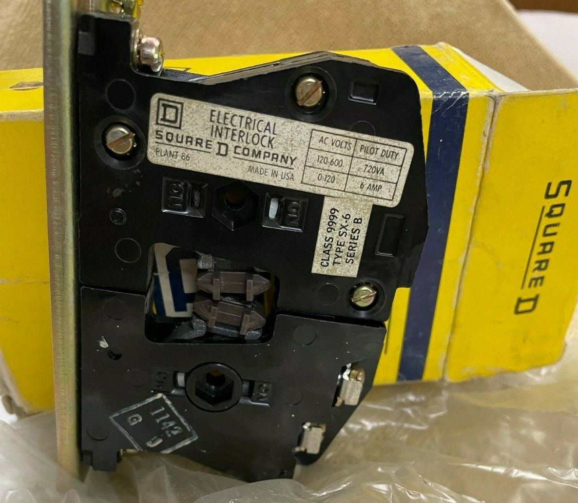 Square D Class 9999 Type SX 8 Series B Electrical Interlock