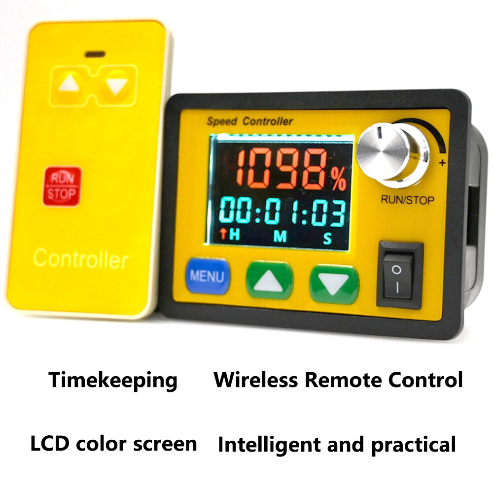 DC6-55V 30A Brush Motor Speed Controller LCD Digital Wireless Remote Control DIY