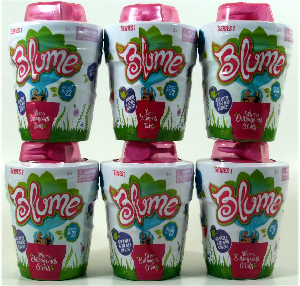 Lot of 6x BLUME Doll Series 1 Surprise Doll - Just add Water - Collect all 22!