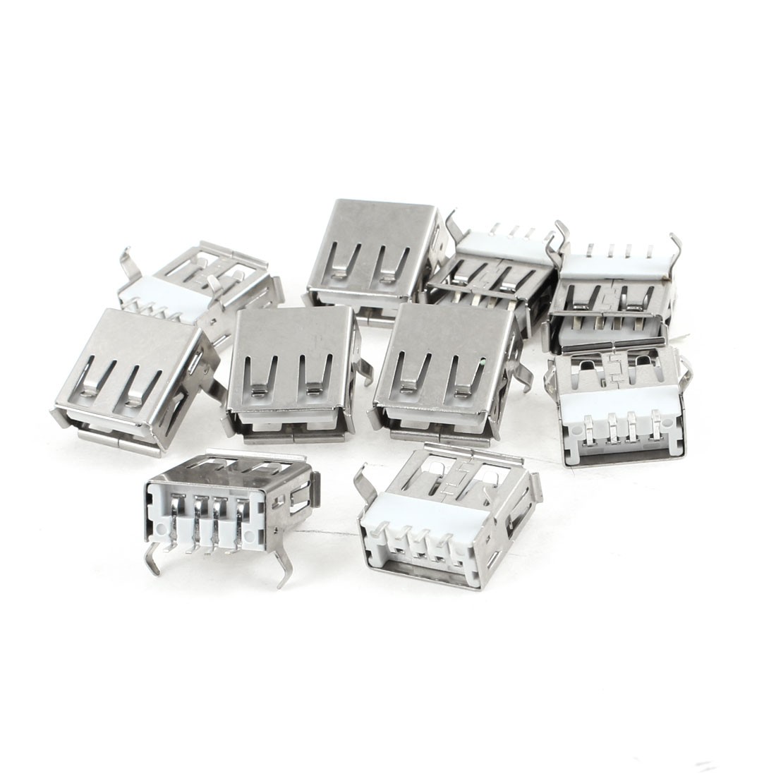 1 x USB 2.0 Type A Jack Female Surface Mount PCB SMT Replacement Connector Port