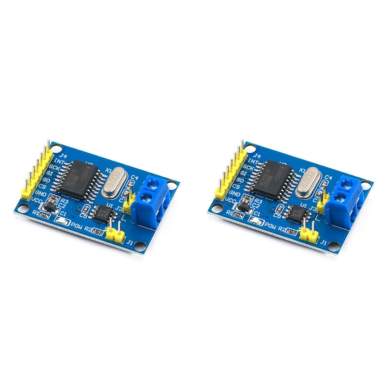 2X MCP2515 CAN Bus Module TJA1050 Receiver SPI for 51  DIY Kit4080