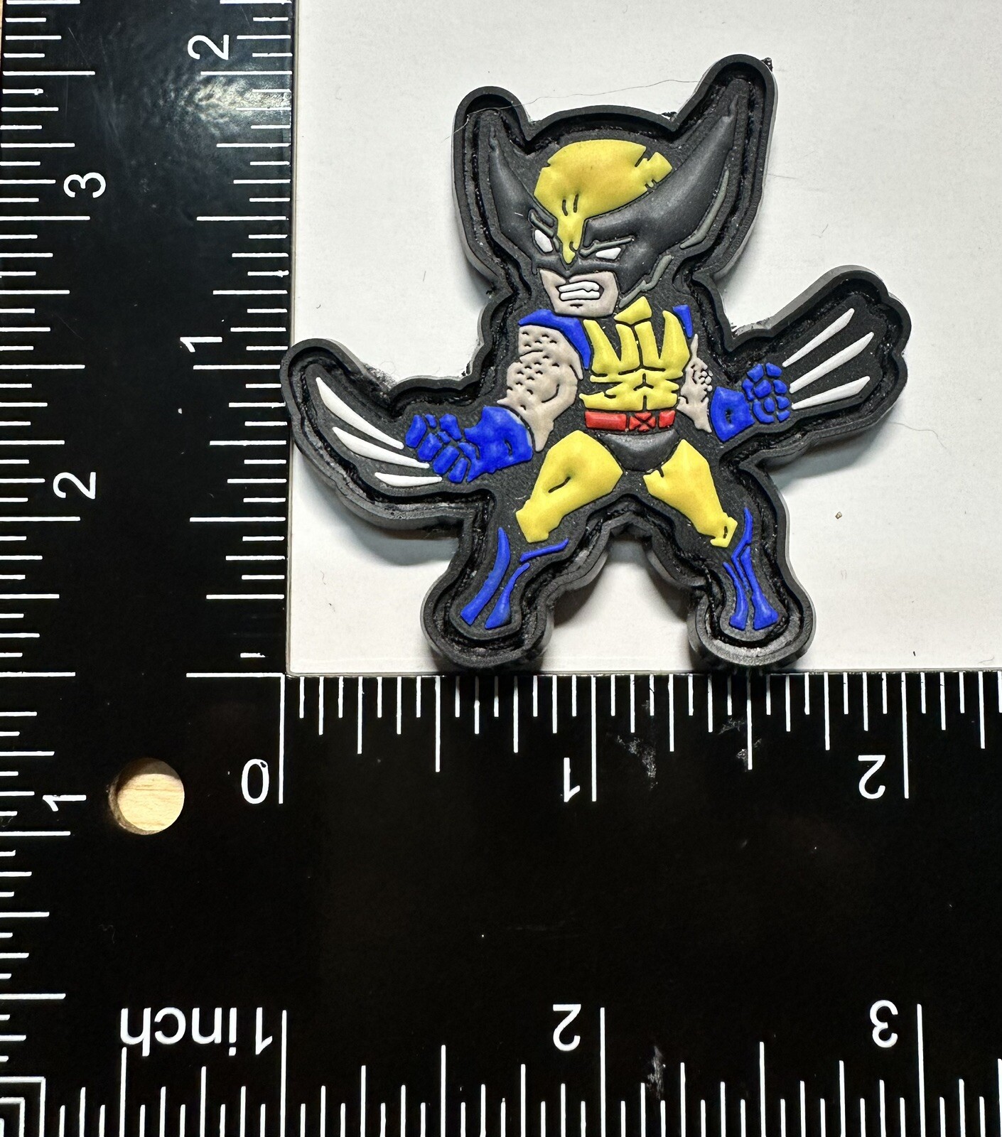 Wolverine marvel xmen pvc rubber morale ranger eye patch Edc