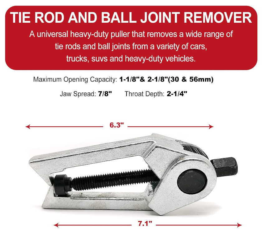 Separador De Rotula De 5 Piezas Extractor De Brazo Pitman Para Servicio Frontal