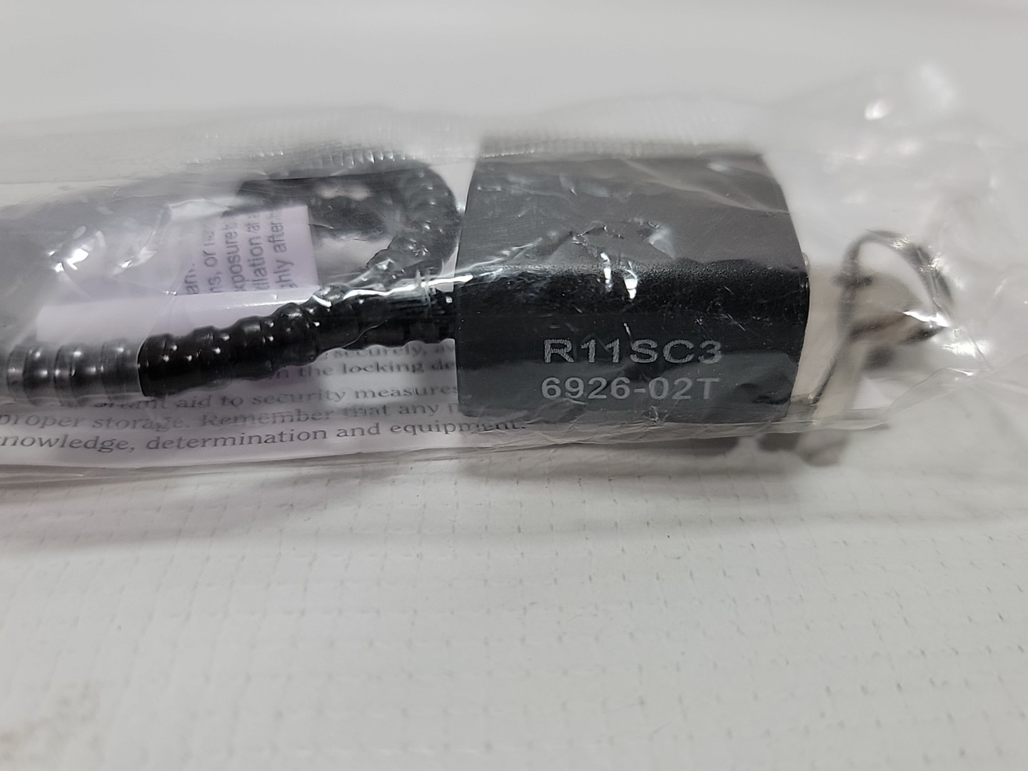 RUGER R11SC3 Firearm trigger lock Gun Safety Cable Lock & 2 keys NEW 🆕️✅️
