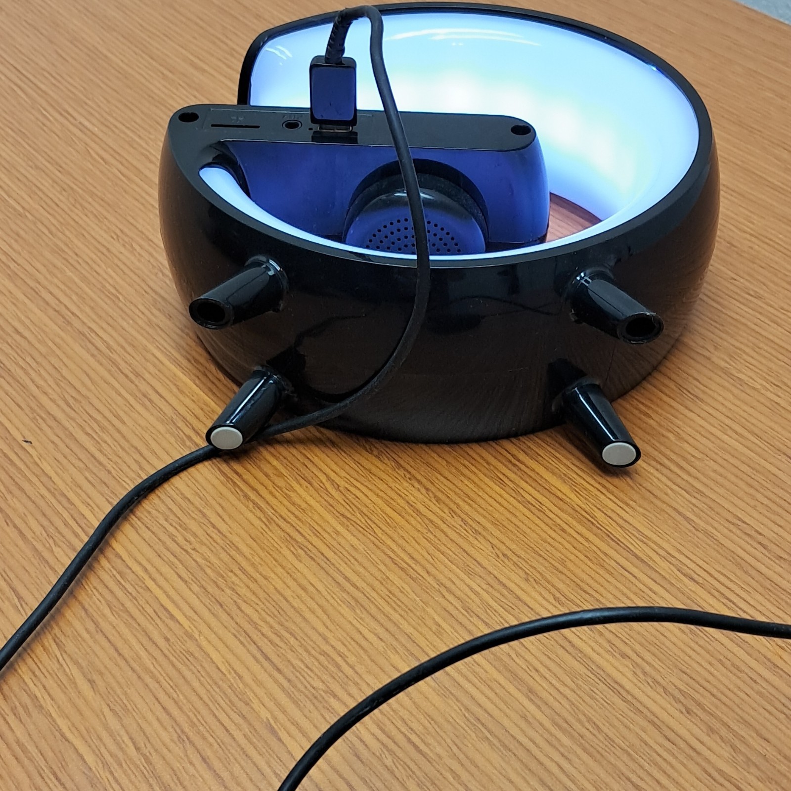 Blingbin Black Illuminating Wireless Charger with LED Display