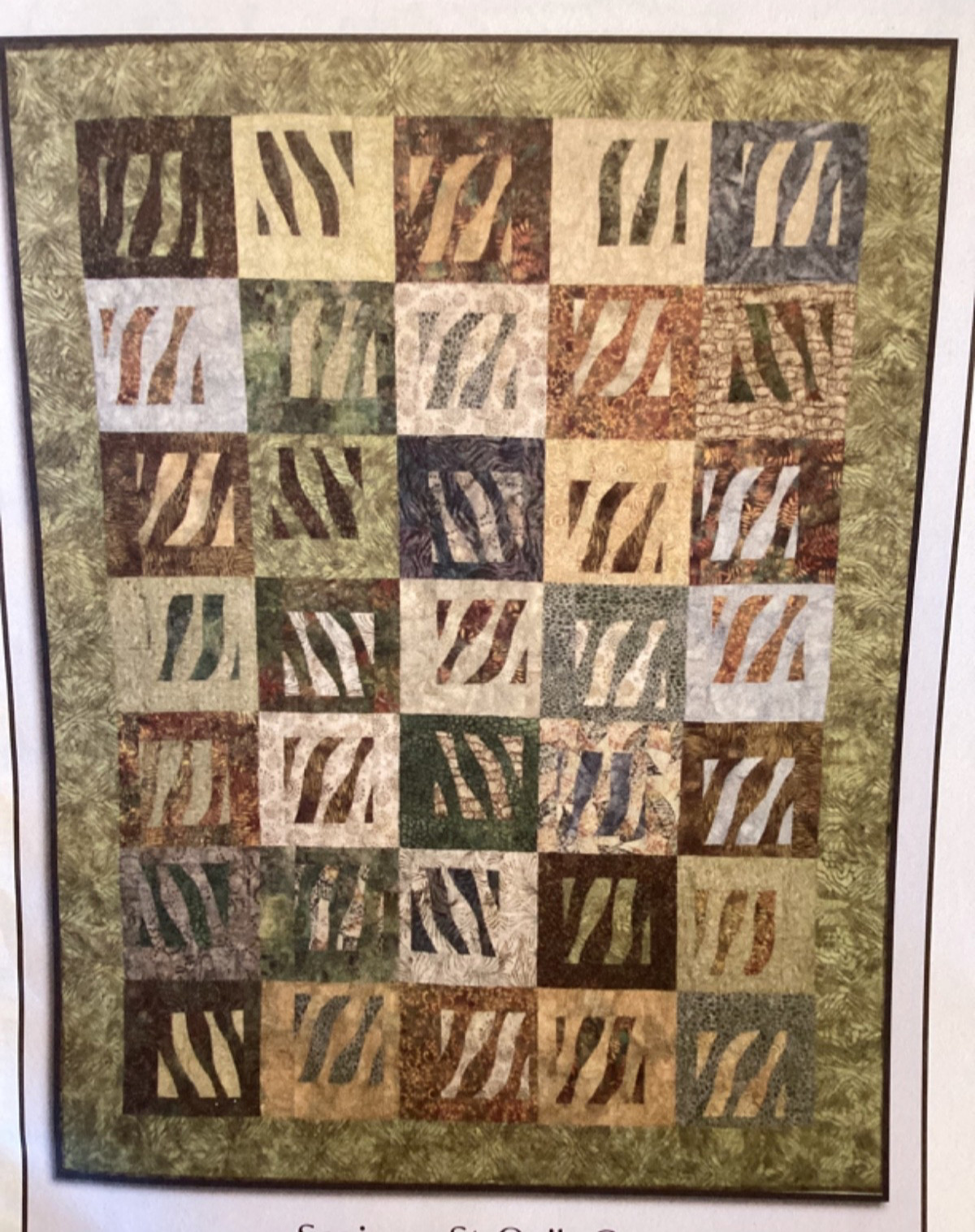 PATTERN “Windfall” Earthy Block Quilt NEW Saginaw St. Quilt Co.