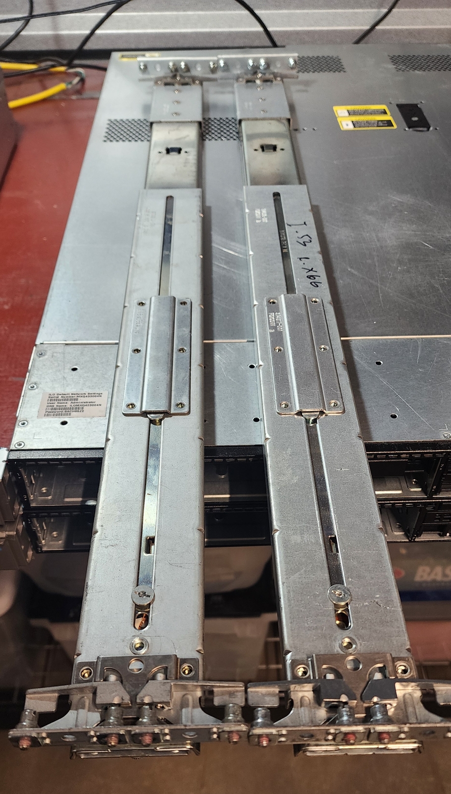 HP Rail kit for DL580/585/785 Gen3 through Gen7