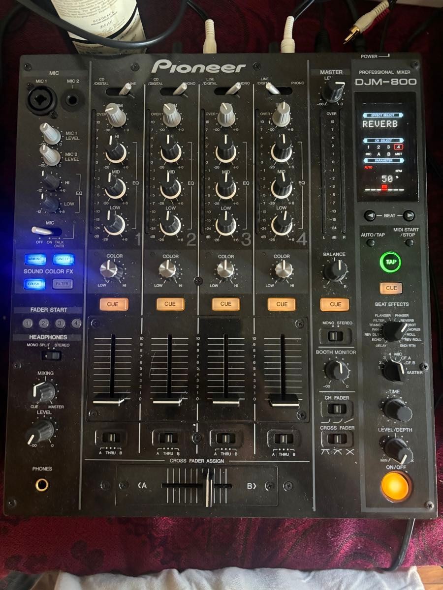 Pioneer DJM-800 Professional 4-Channel DJ Mixer w/ Original Box - Tested