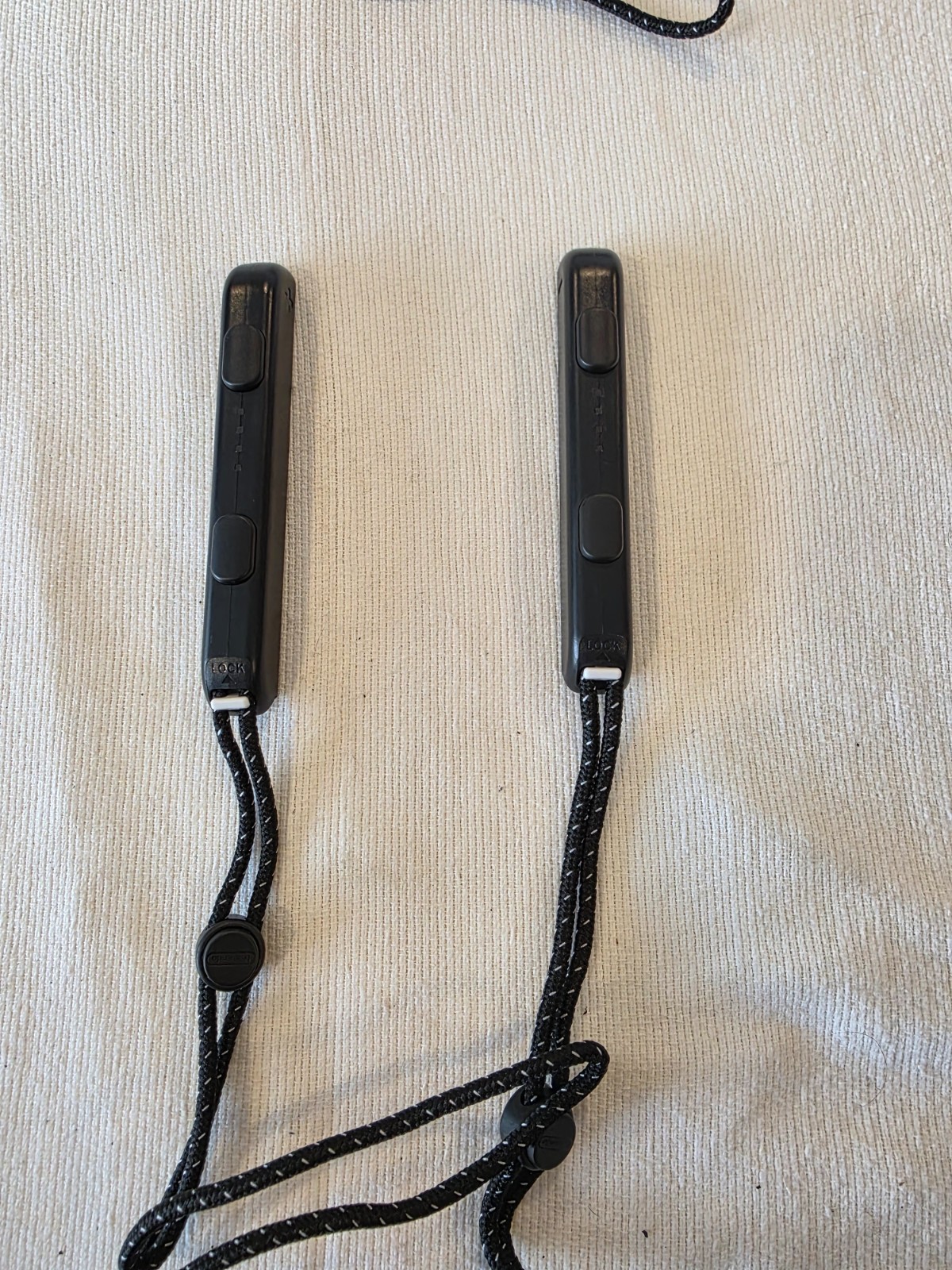 2x Nintendo Switch OEM Joy-Con Remote Wrist Strap Black HAC-014 Reg & OLED