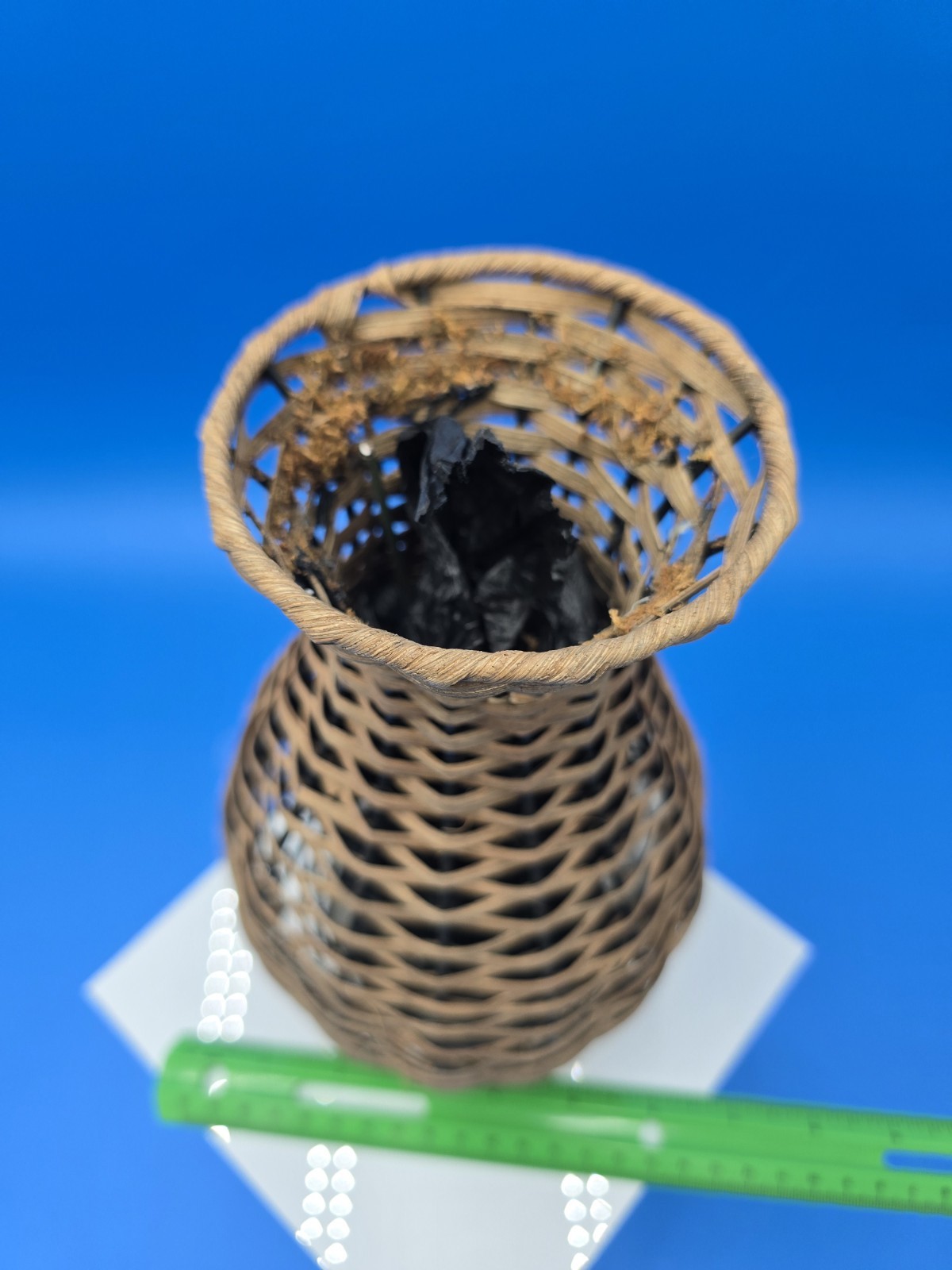 Wicker Vase Basket Decoration
