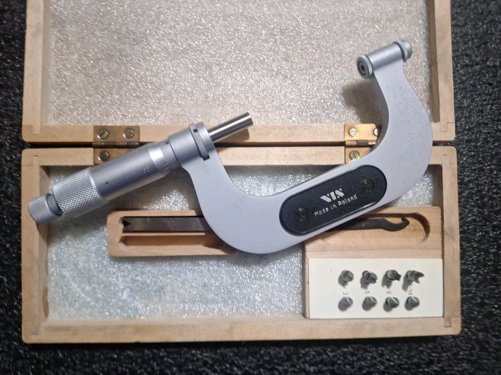 VIS 2-3" NO. 2-219-003 SCREW THREAD MICROMETER.