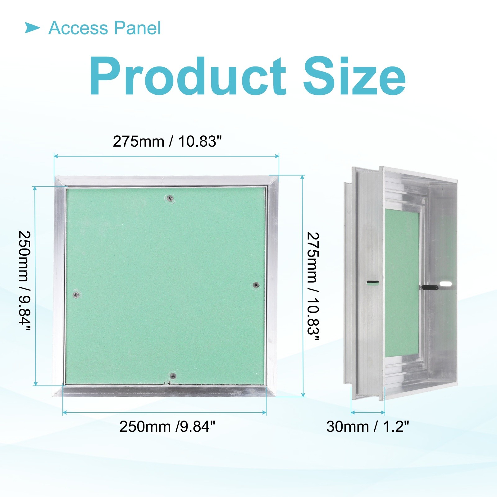 11"x11" Drywall Access Panel Wall Hole Cover Plumbing Access Doors, Green