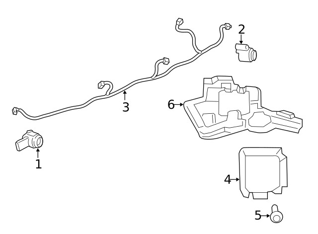 Genuine Ford Blind Spot Detection System Warning Sensor Bracket FT1Z14D189A