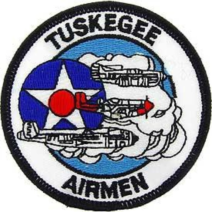 USAF, TUSKEGEE AIRMEN Embroidered Shoulder Patch (3-1/16") (0581)
