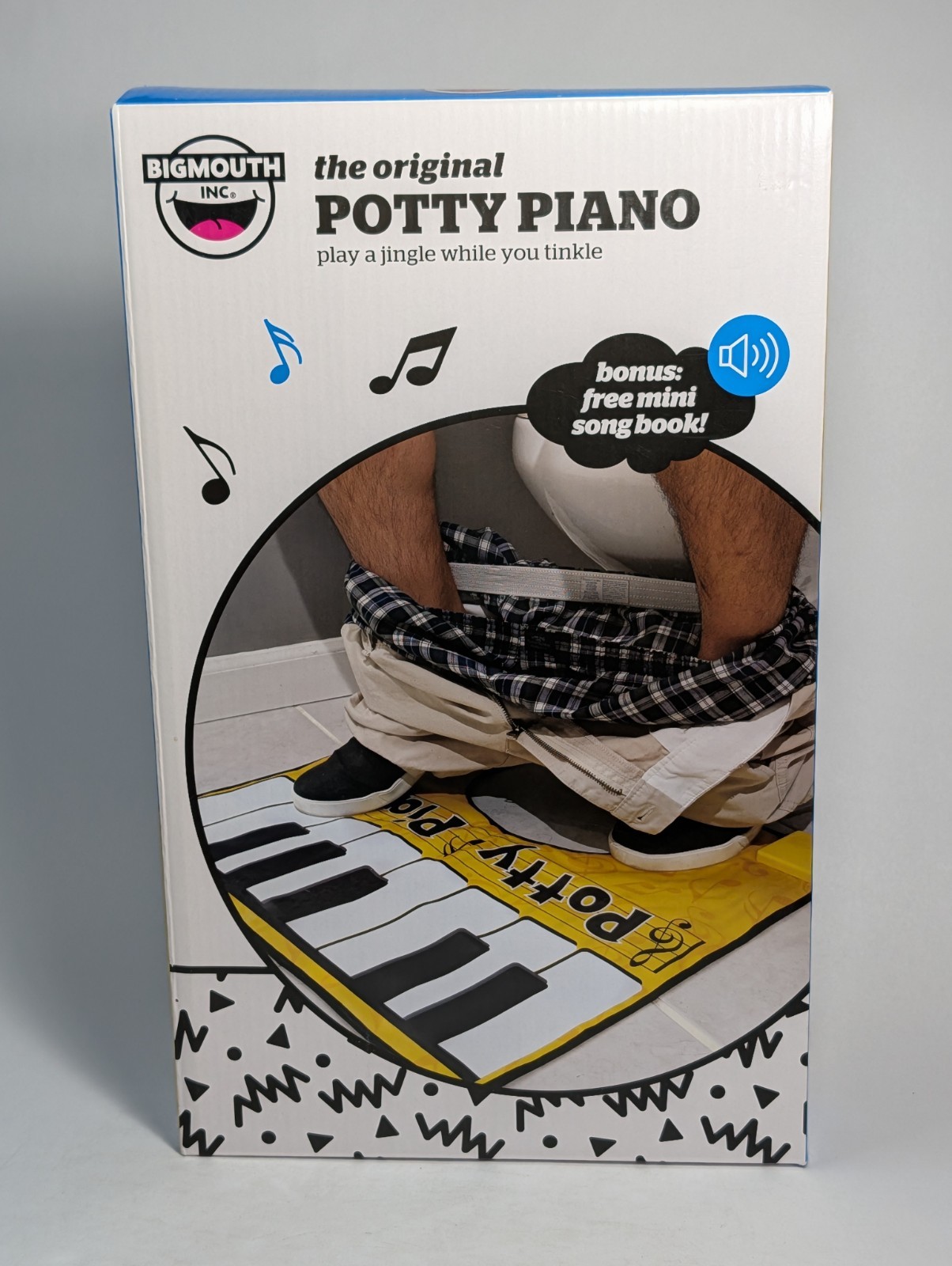 BigMouth The Original Potty Piano Bathroom Mat Song Book Batteries Included Hila