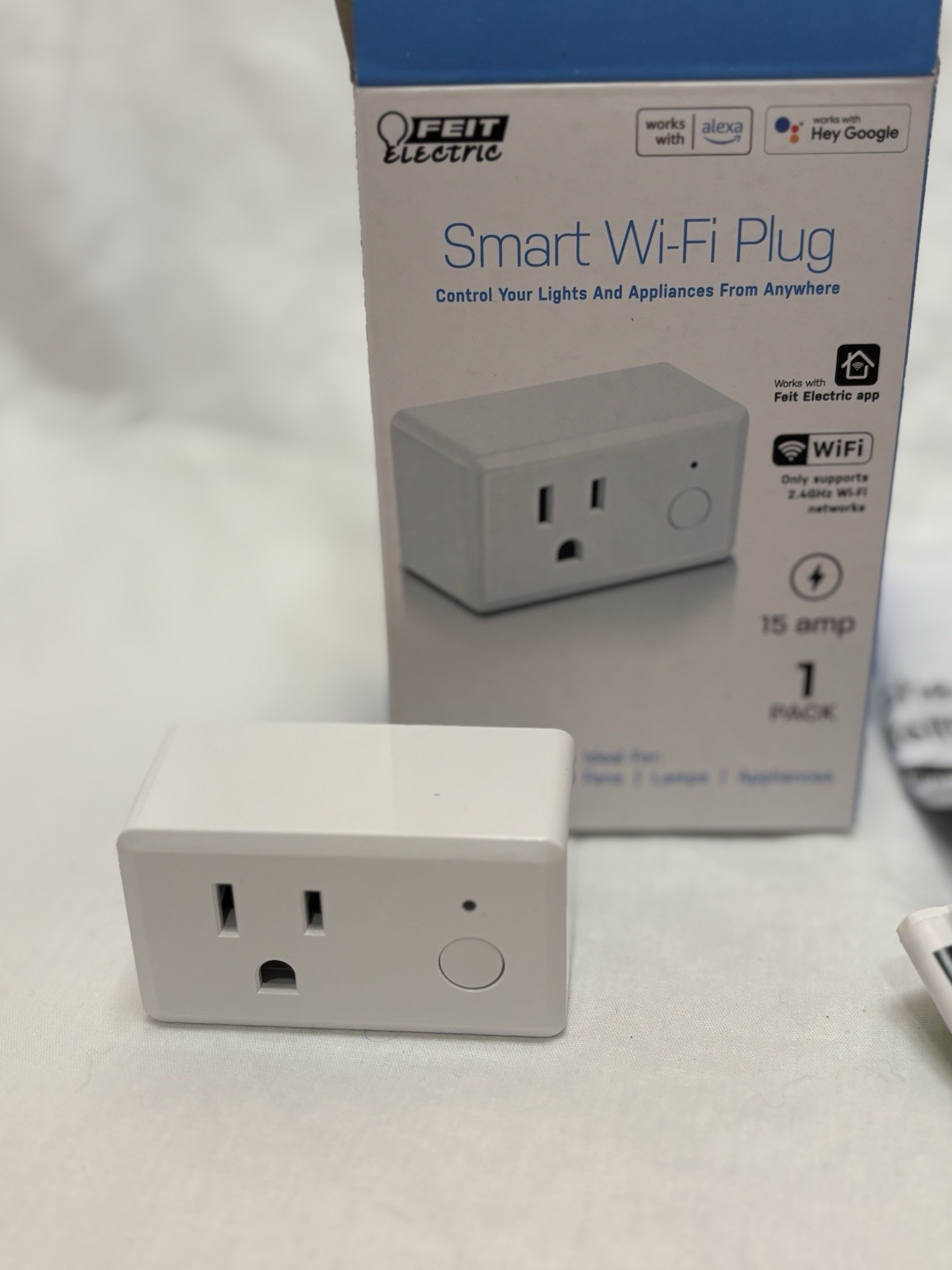 Feit Electric Smart Wi-Fi Plug 15 Amp 1 Pack