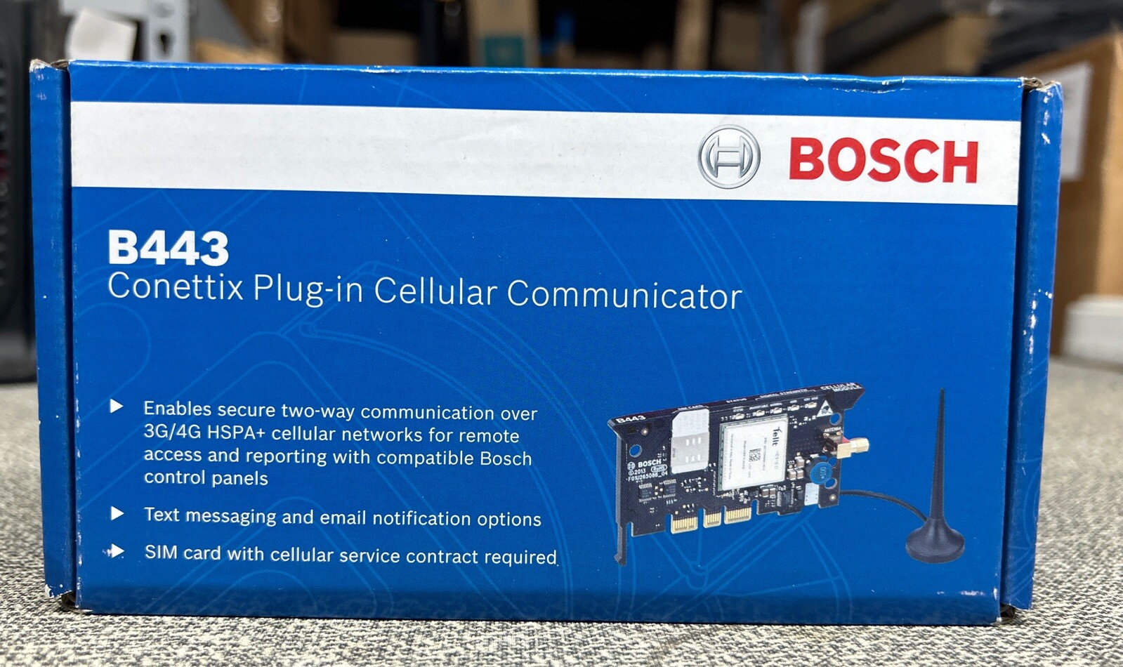 Bosch B443-ATT Plug-in HSPA+ Communicator with AT&T Sim (SEALED)