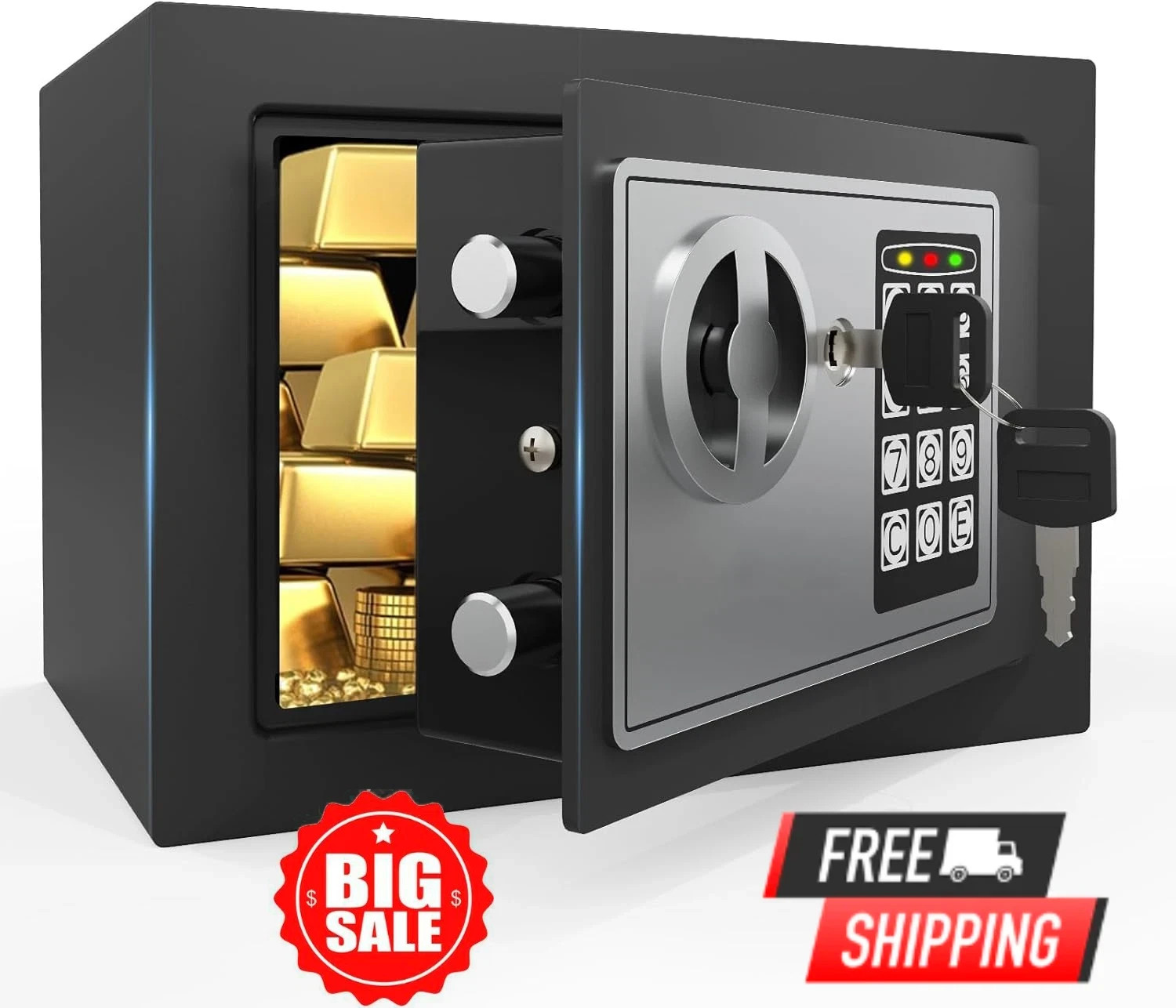 Caja Fuerte Grandes Cajas Fuertes Digitales De Seguridad Contra Fuego Dinero NEW