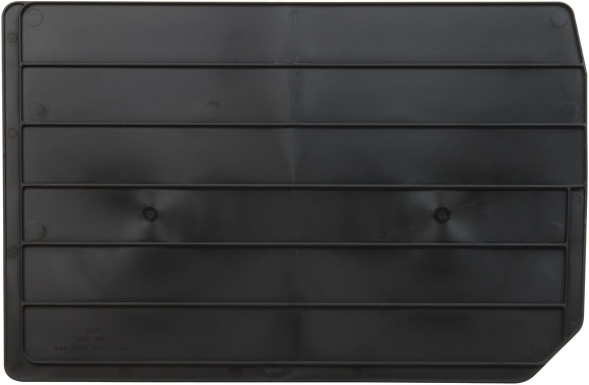Customizable Length Dividers for AkroBins: 3-Pack Black Inserts for Organization