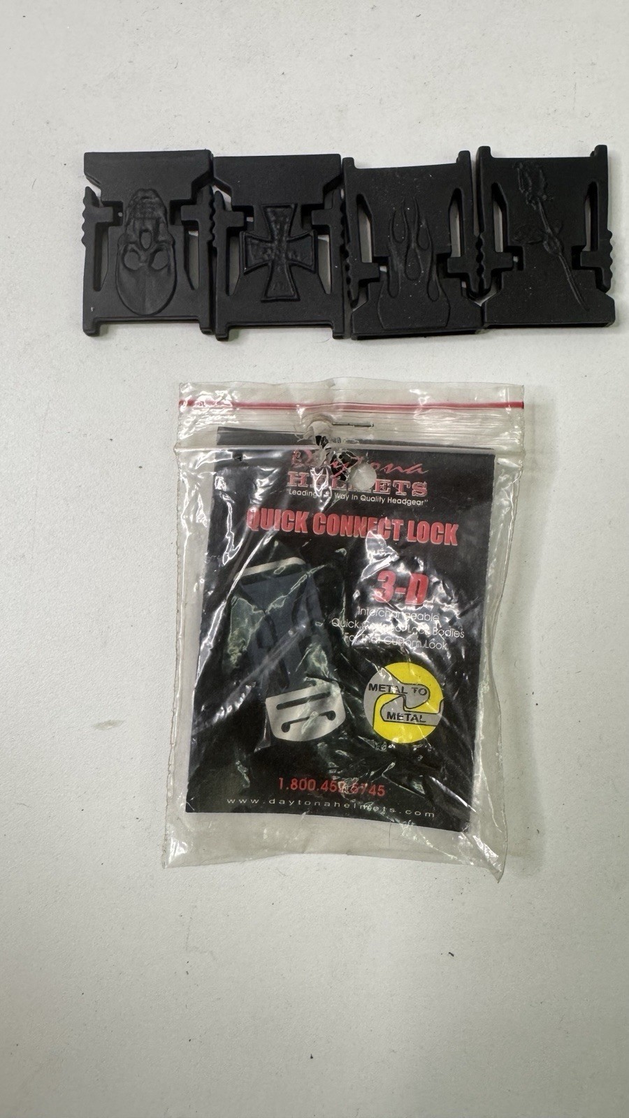 Daytona Helmets Quick Release Buckle Kit Open Box (Incomplete Set)