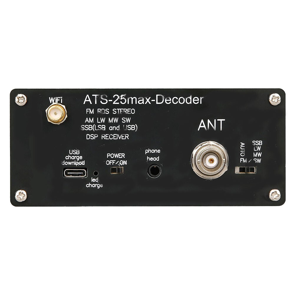 ATS-25max-Decoder Si4732A10 Full-Ba N D Receiver Support CW RTTY FT8 FT4 SW for