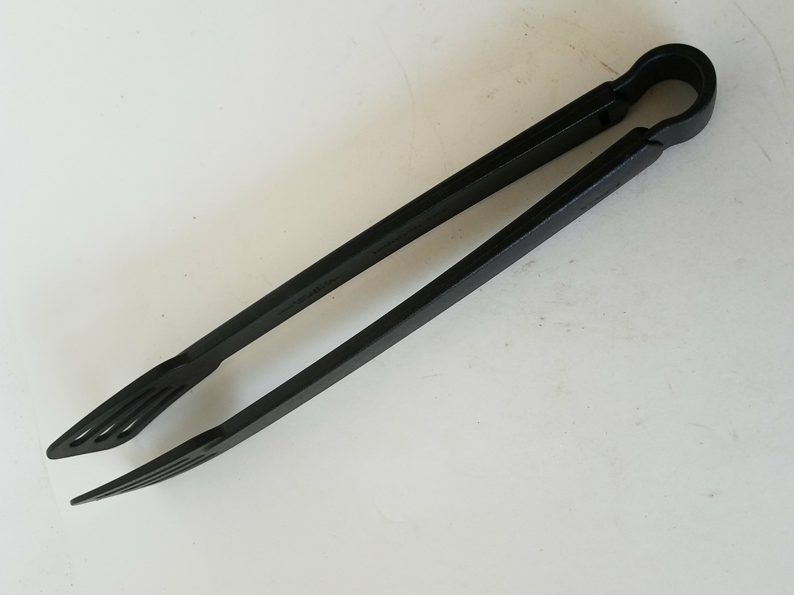Nylon Polycarbonate Heat Resistant Tongs Black