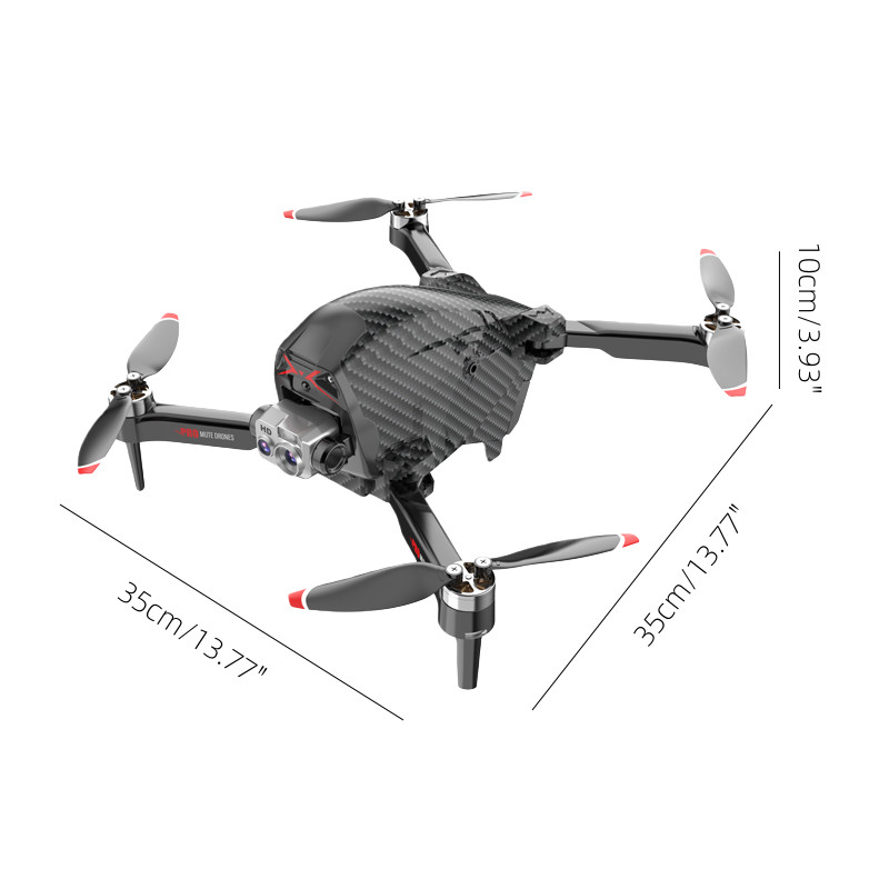 cs26 Drone with Screen Remote Control, Electric Adjustment Dual Camera, Optical
