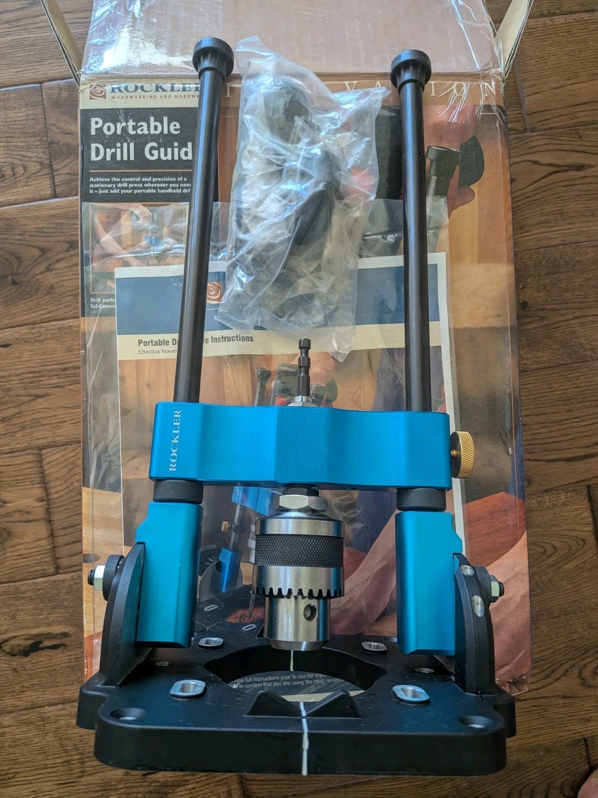 Rockler Portable Drill Guide Drill Press Adapter for Hand Drill - NEW