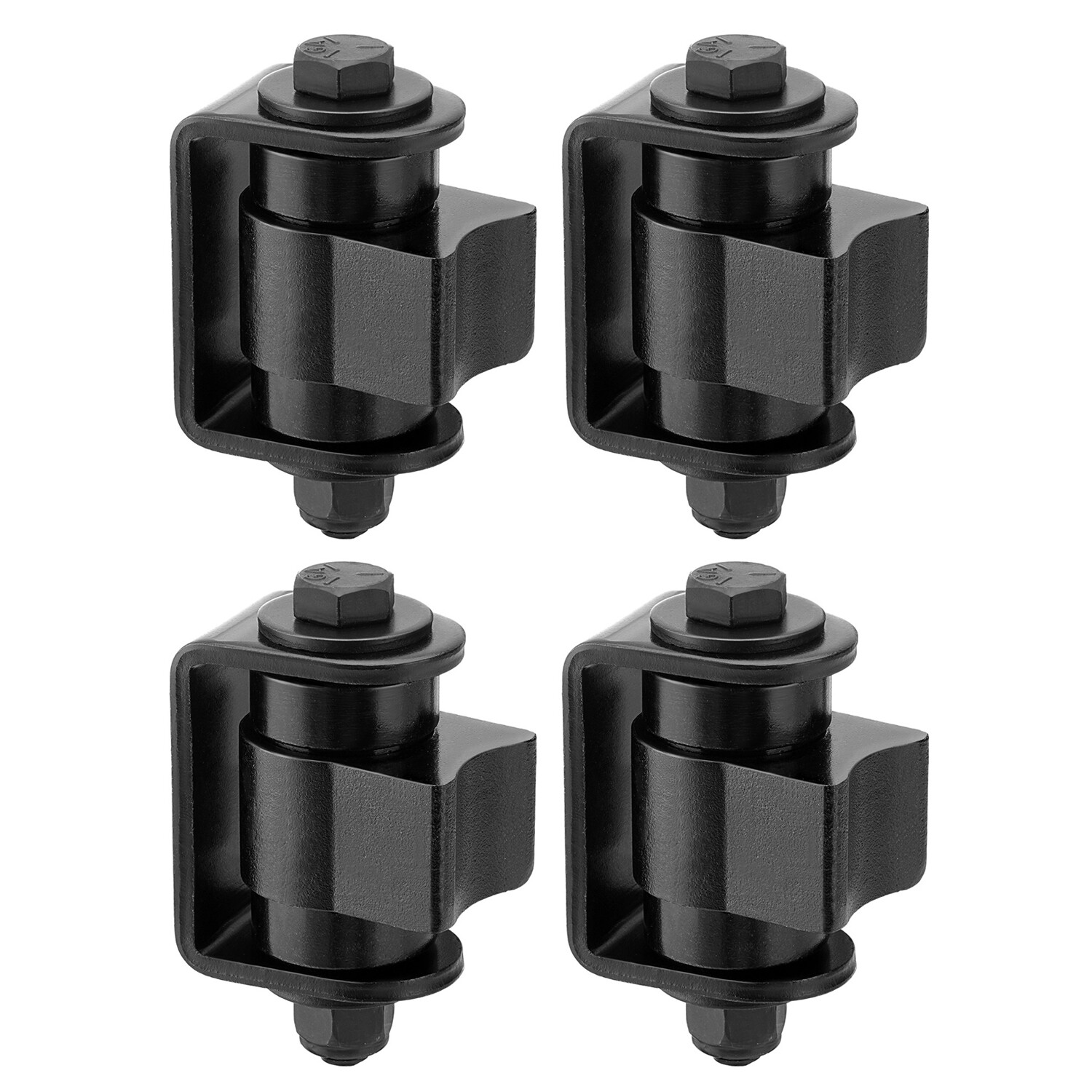4 Weld On Hinges, Heavy Duty Gate Hinges with Two Sealed Bearings Up to 1100 lbs