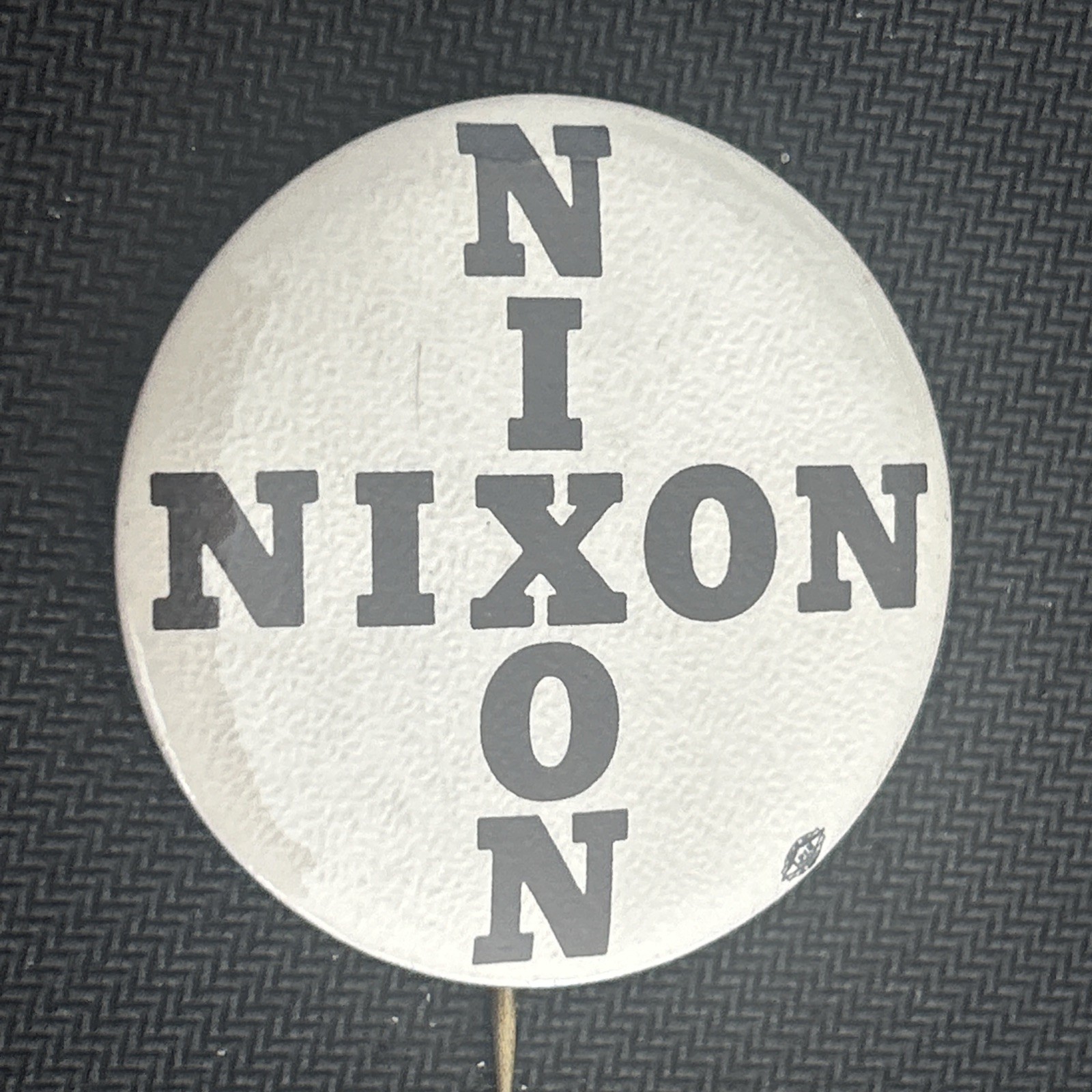 NIXON  1 3/4” pinback button pin