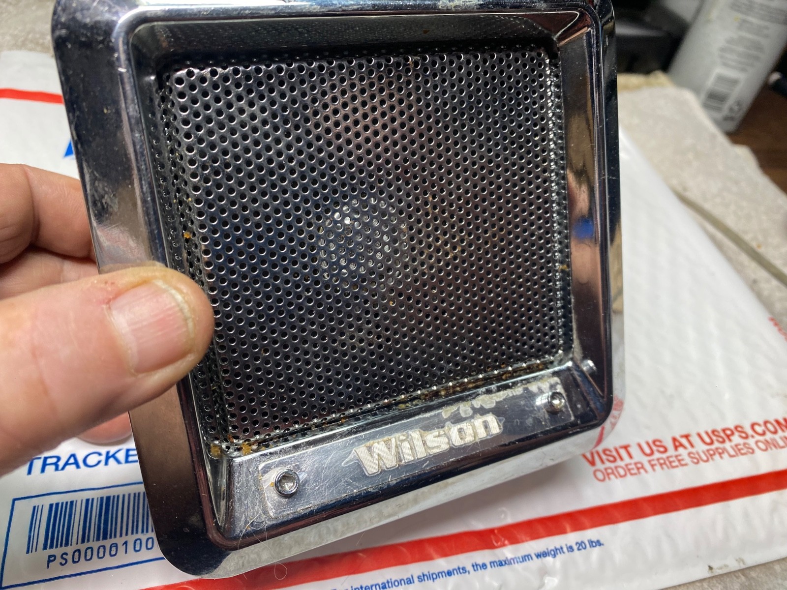Wilson 305600CHR Chrome Finish CB Extension Speaker