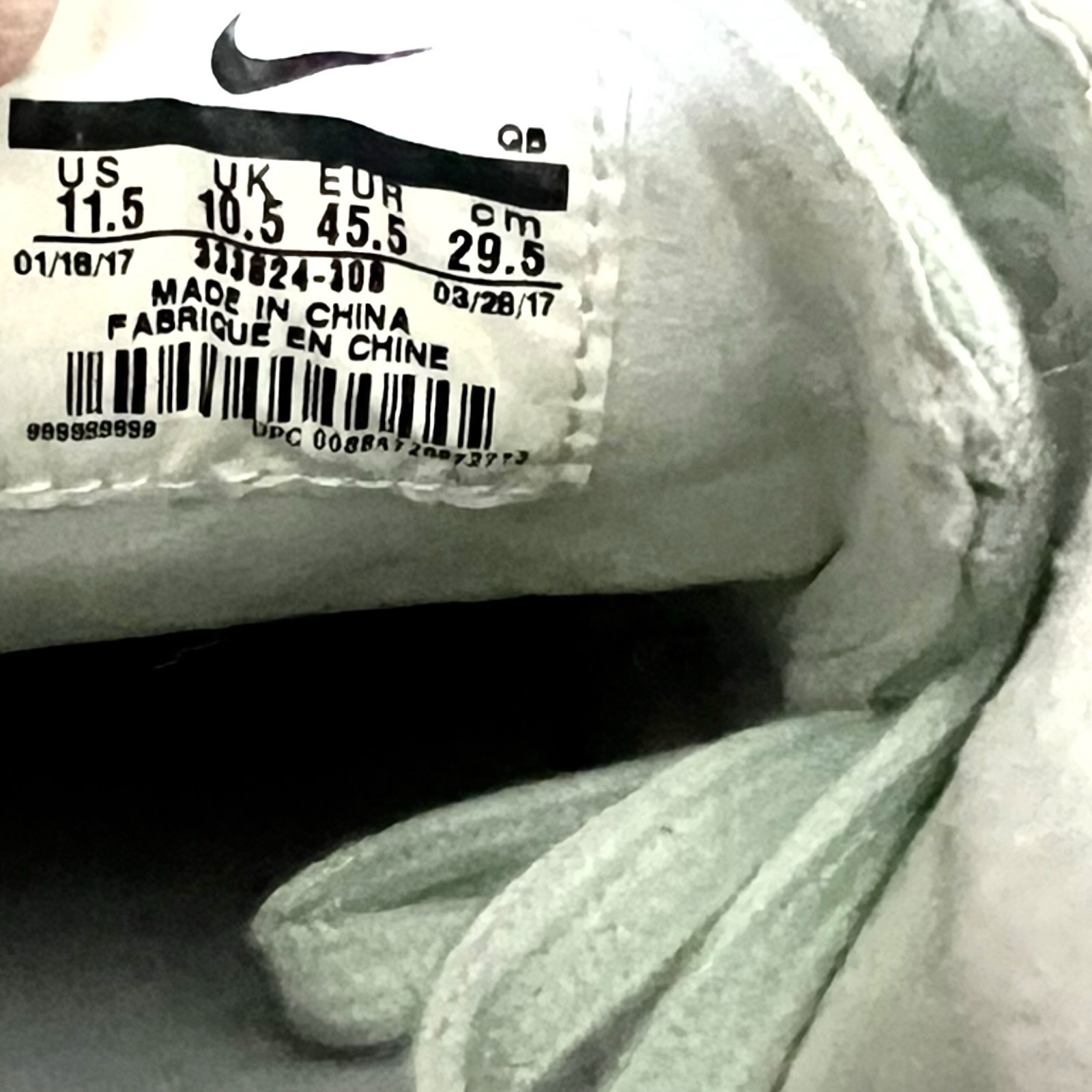 Nike SB Zoom Stefan Janoski Mens Light Mint Suede Skate Shoes Size 11.5