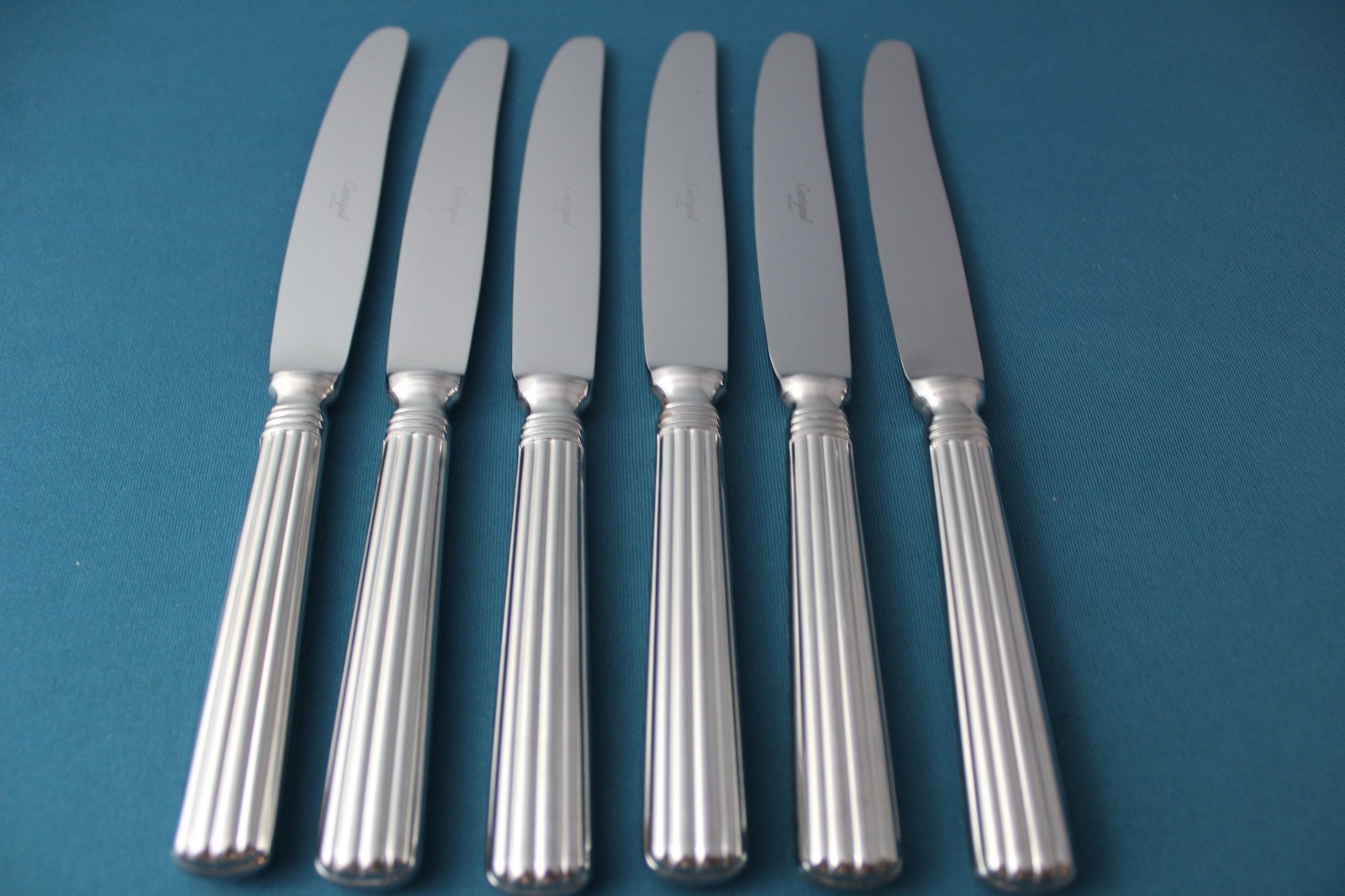 Cutipol ATHENA Dinner Knives Hollow (Set of 6) Stainless Portugal 9 3/8"