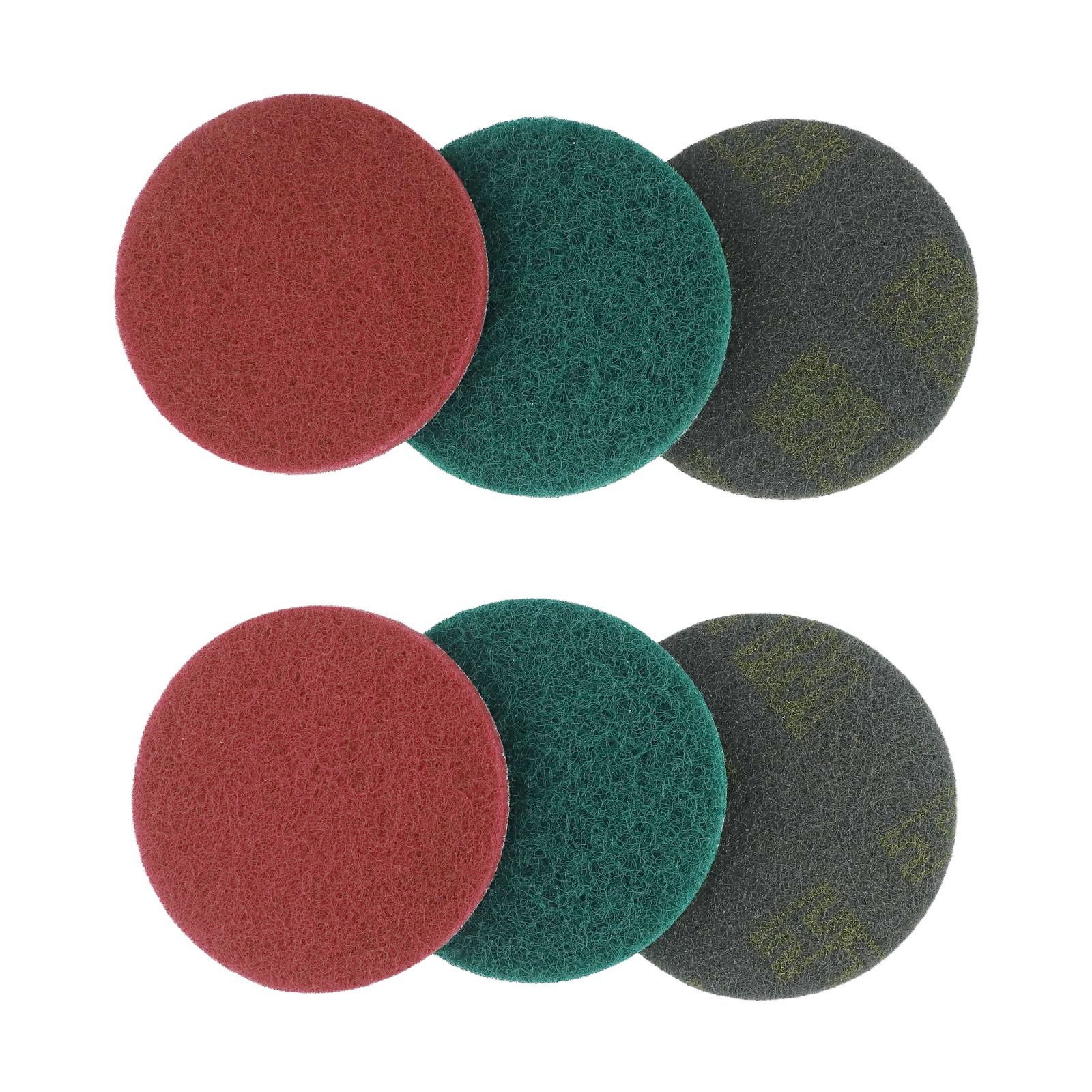 Professional grade 5 Inch Drill Powered Scouring Pads for Deep Cleaning