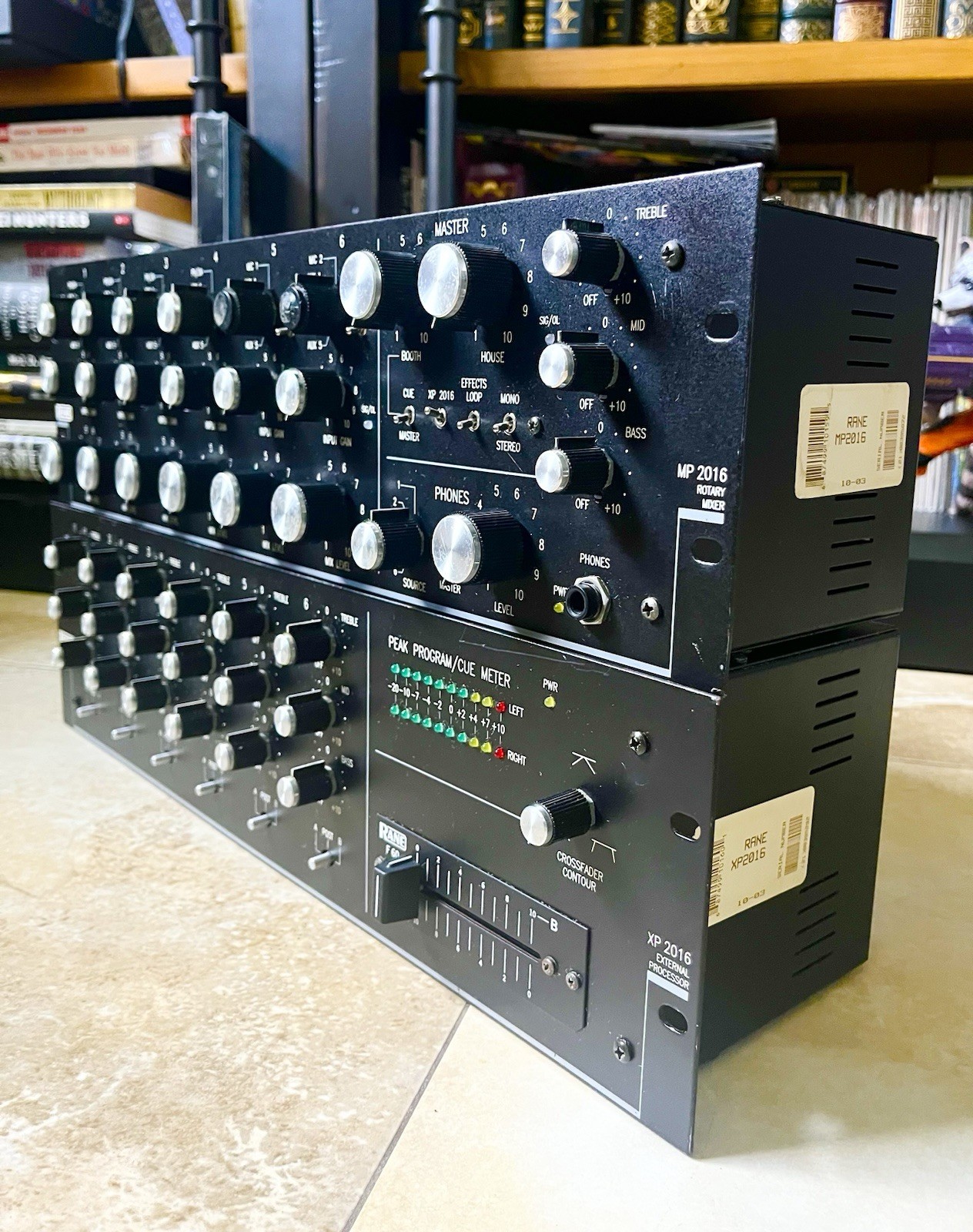 Rane MP2016 Bozak Style mixer + XP2016 processor + Power Adapters & Link Cable