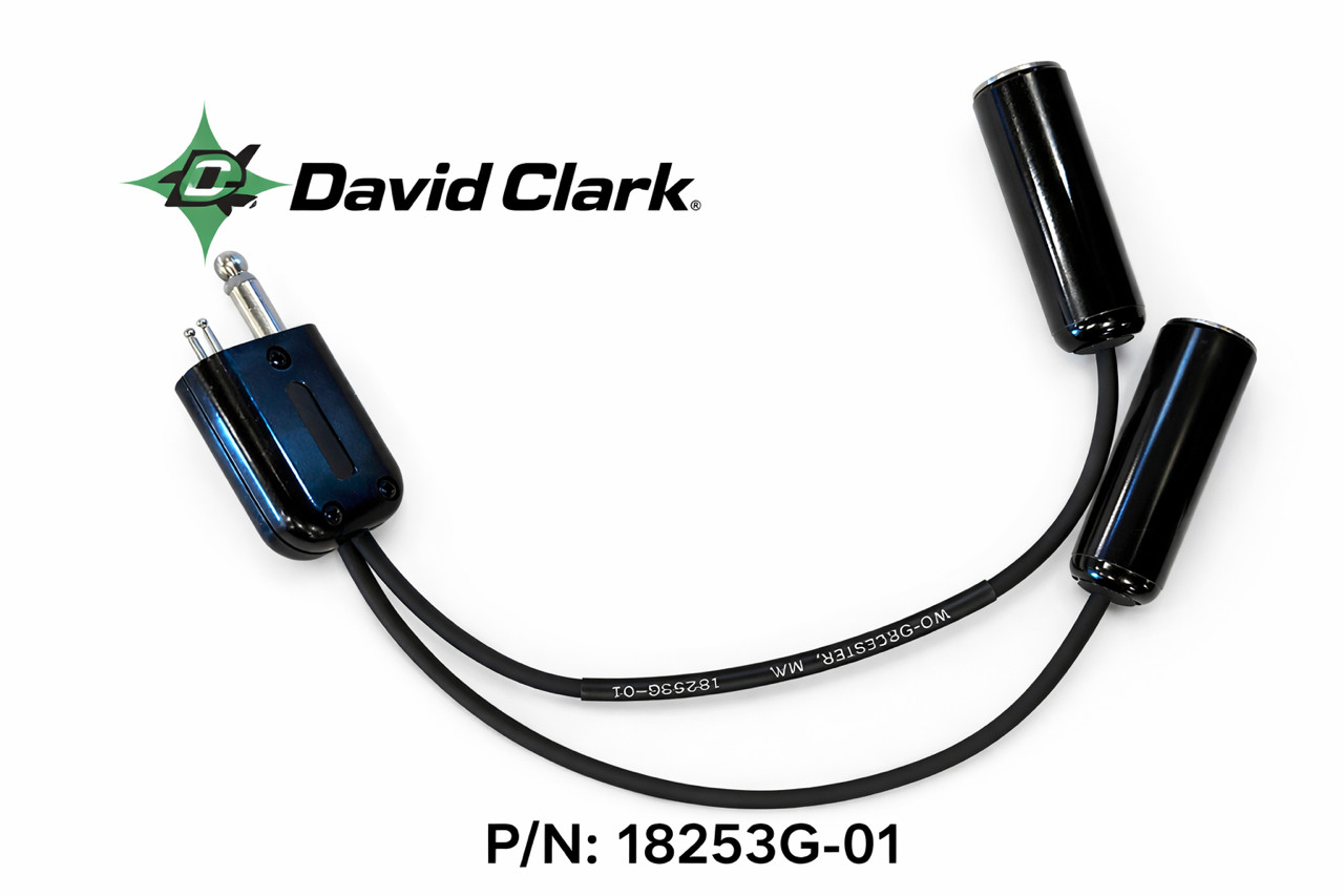 David Clark Aviation Headset Adapter - 18253G-01