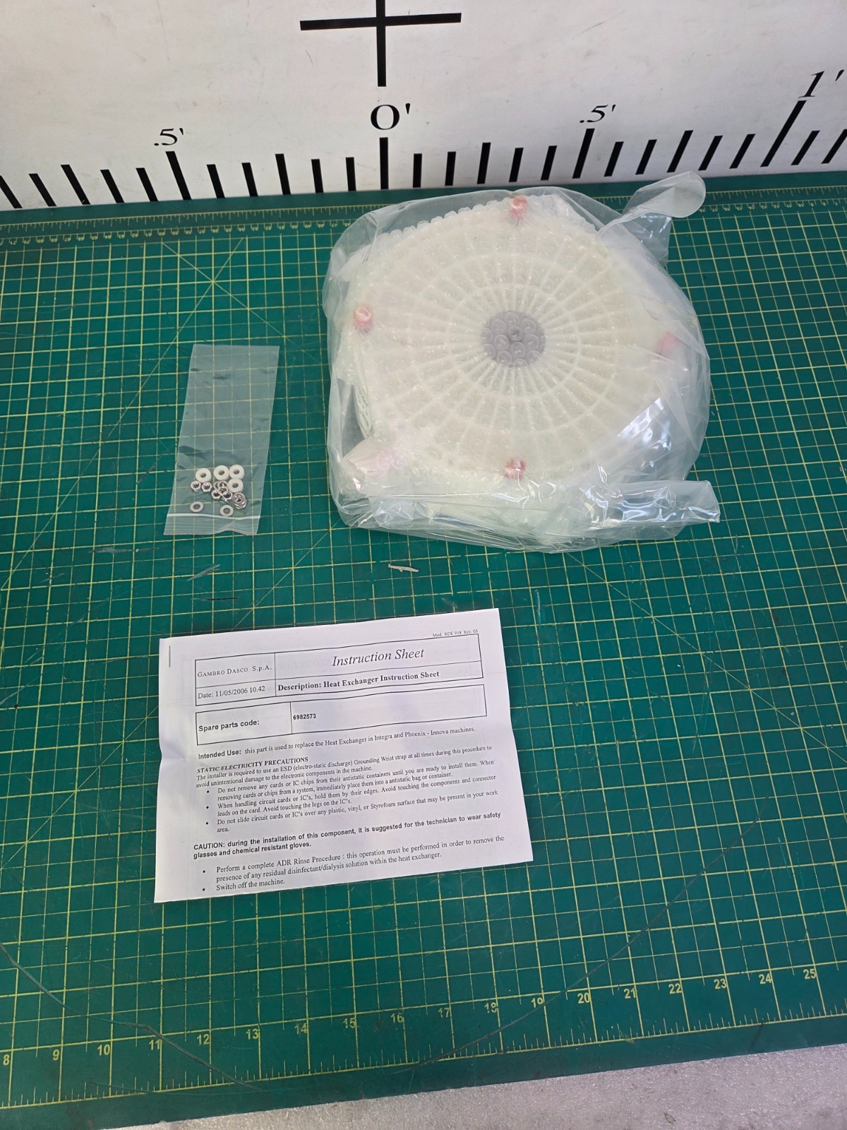 Gambro Dasco Heat Exchanger 6982573