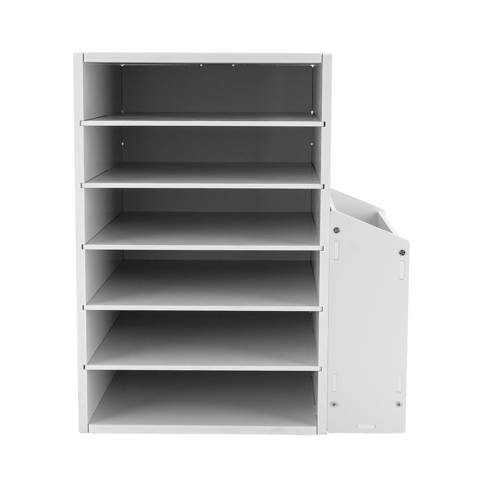 6 Compartments Desktop Organizer Desktop File Holder Rectangular File Organizer