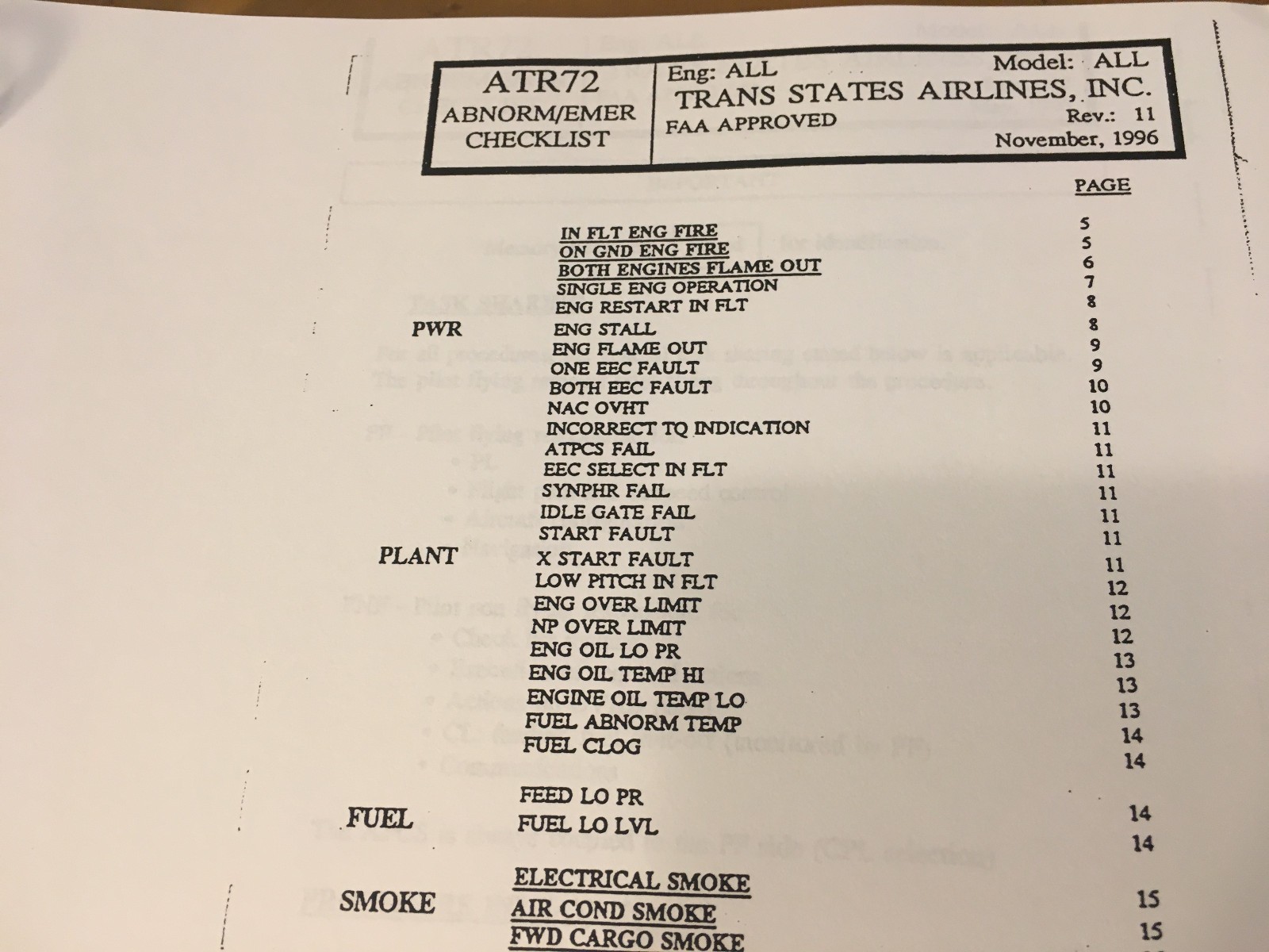 ATR 72 Technical Manual