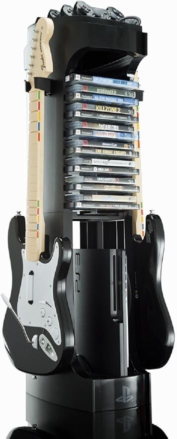 Level Up Playstation Alloy storage tower PS games and consoles/games New Old