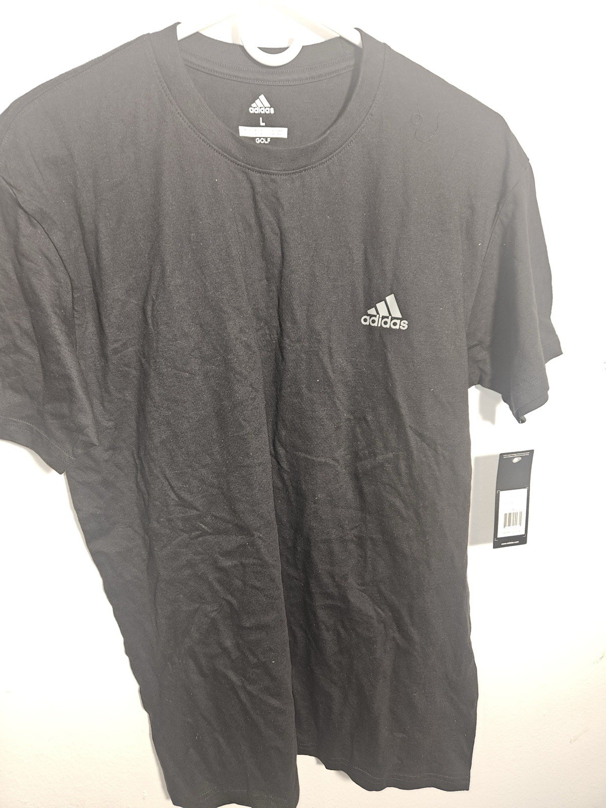 Brand New Men’s black Adidas Golf T-shirt
